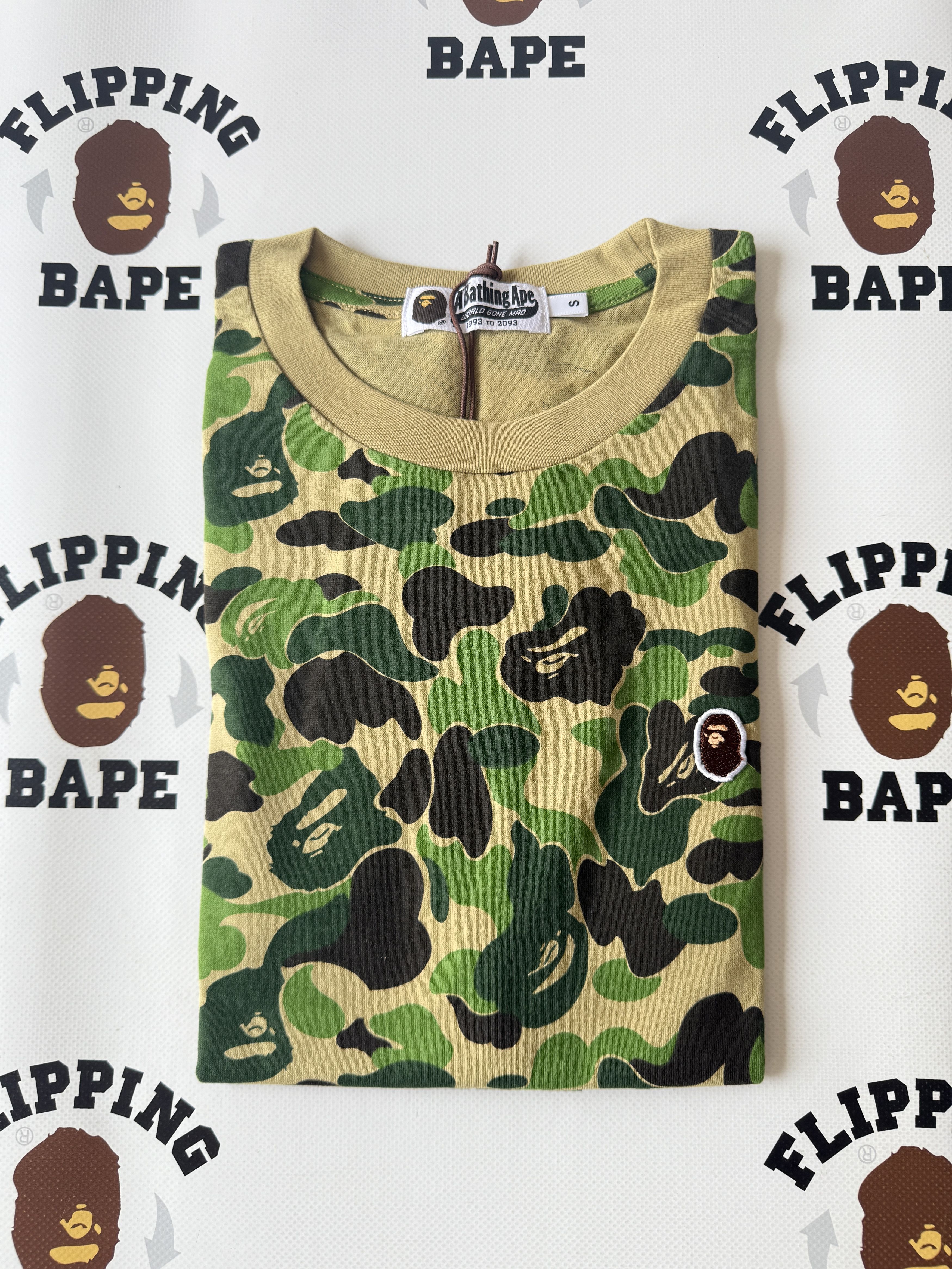 Bape BAPE ABC CAMO APE HEAD ONE POINT TEE Size US S / EU 44-46 / 1 - 8 Thumbnail