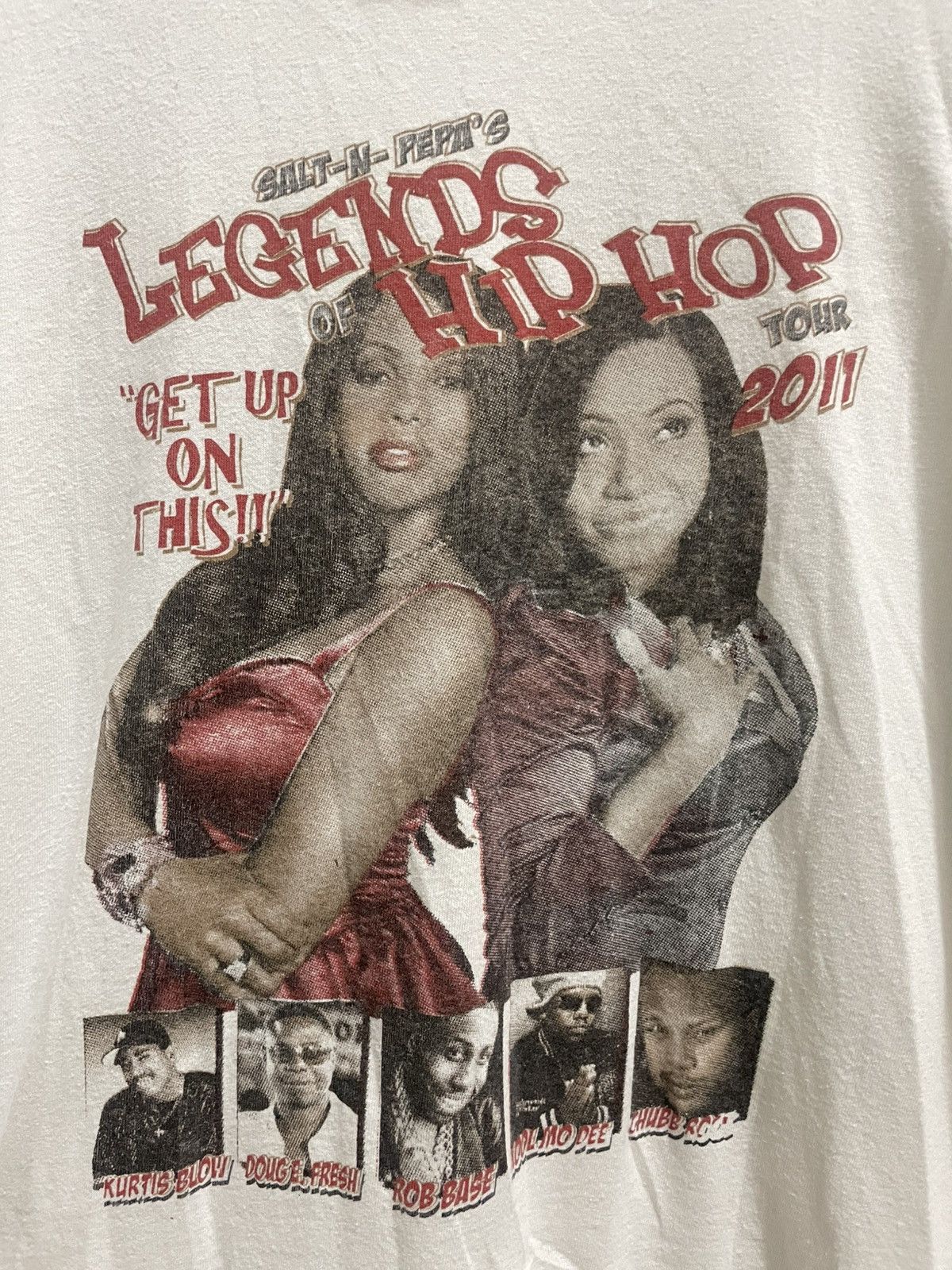 Rap Tees Salt-N-Pepa Rap Tee Graphics White Shirt Size US L / EU 52-54 / 3 - 2 Thumbnail