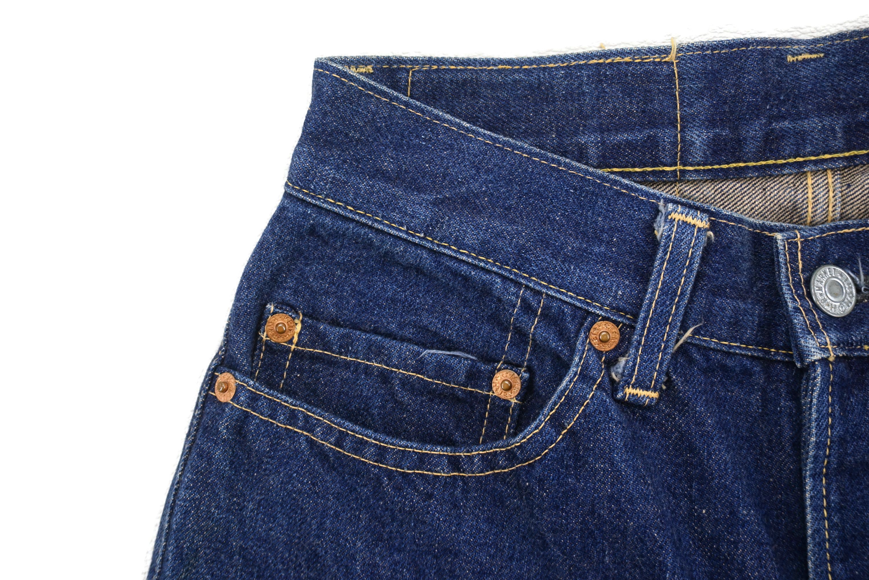 HOLLYWOOD RANCH MARKET HRM Hand Made Selvedge Jeans W26xL28 Blue Blue Ankle Denim Size 26" / US 2 / IT 38 - 6 Thumbnail