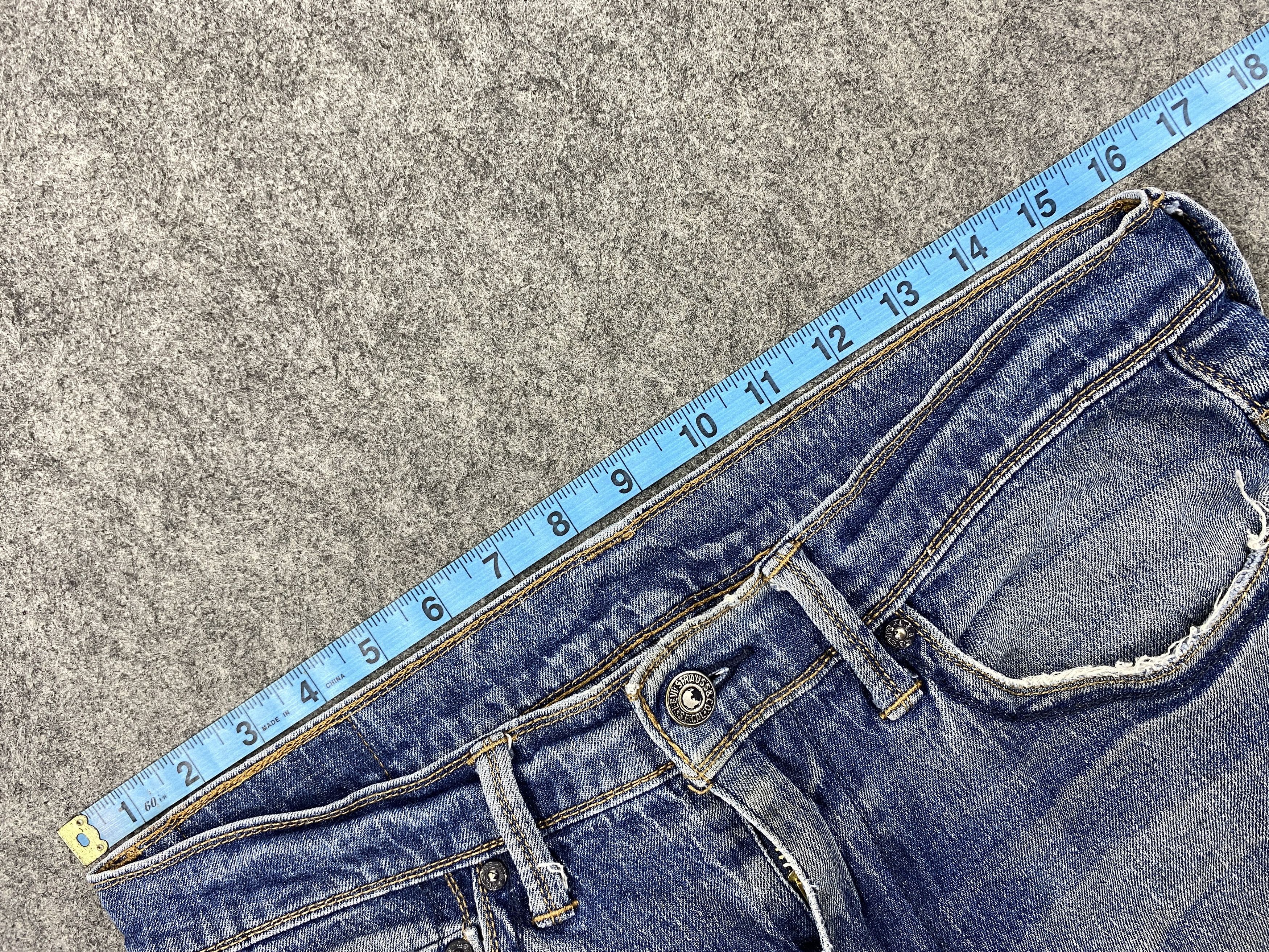 Levi's Vintage Clothing Faded Blue Levi's 522 Jeans 32x27.5 Denim -JN1402 Size US 32 / EU 48 - 5 Thumbnail