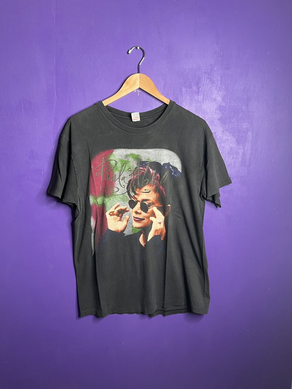 Band Tees × Vintage Vintage 1992 Paula Abdul under my spell tour tee Size US L / EU 52-54 / 3 - 1 Thumbnail