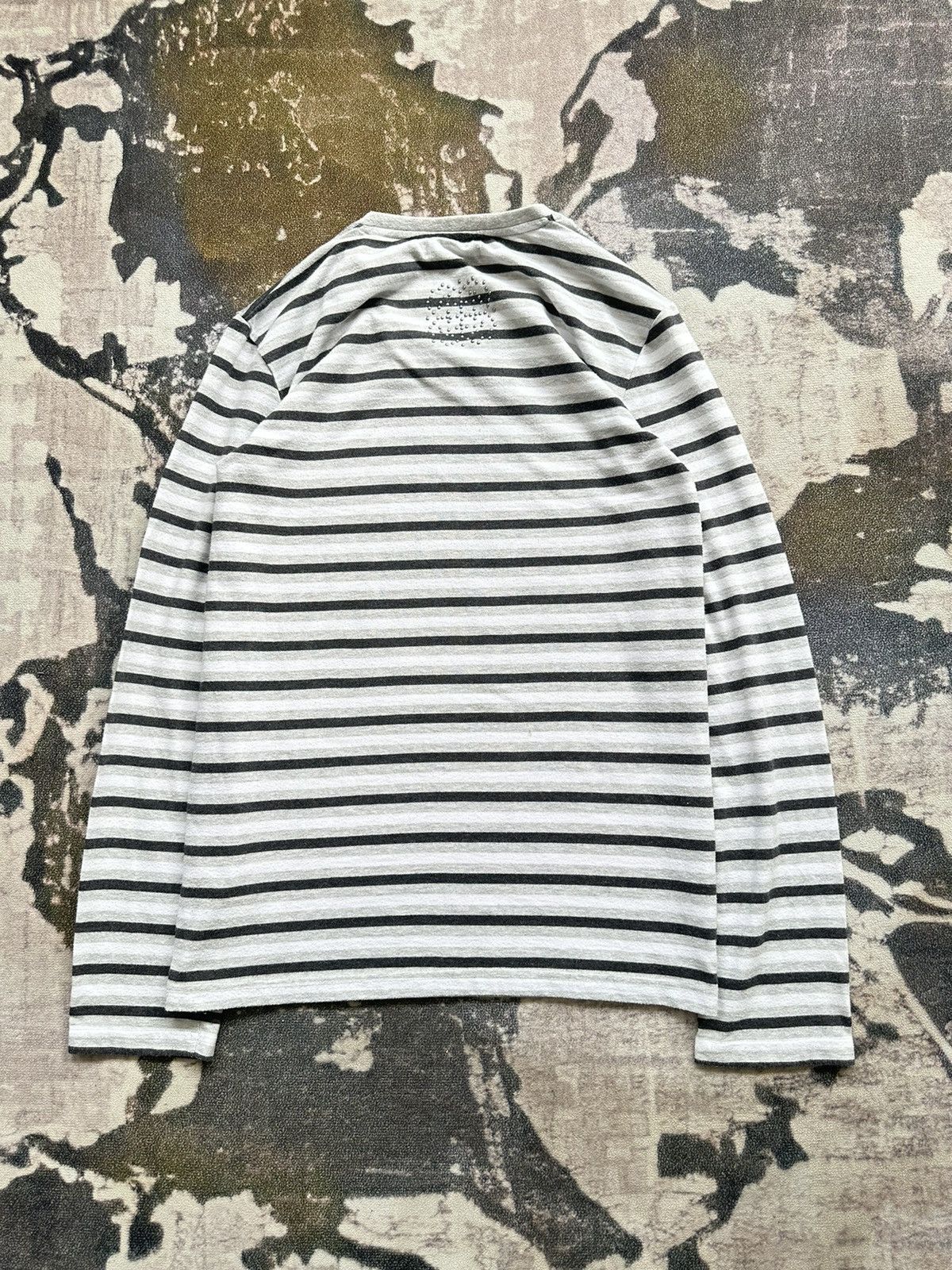 semanticdesign FW15 Semanticdesign poem striped tee long sleeve Size US M / EU 48-50 / 2 - 2 Thumbnail