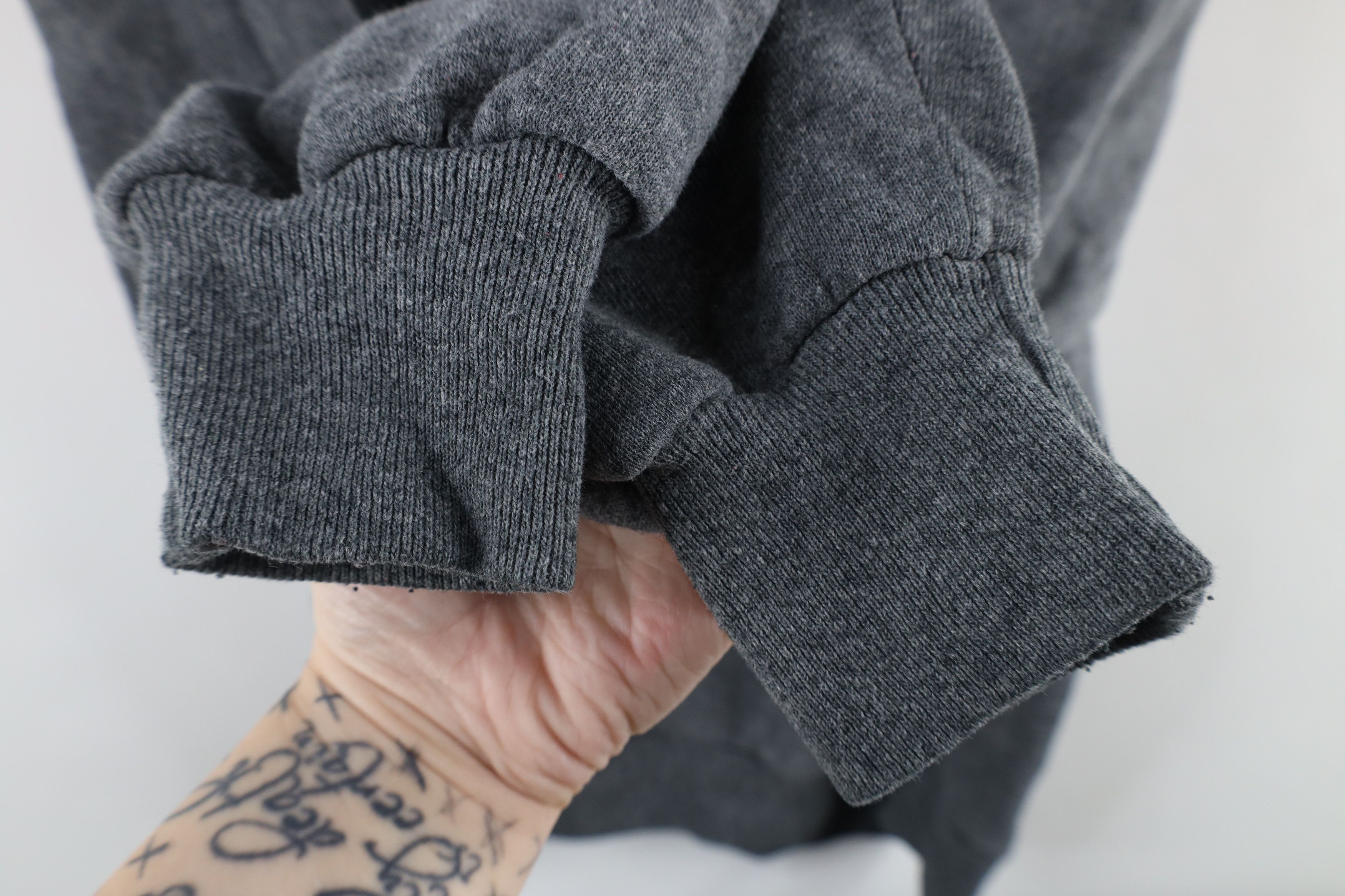 Vintage Vintage 90s Country Primitive Turtleneck Sweatshirt USA Size L / US 10 / IT 46 - 9 Thumbnail