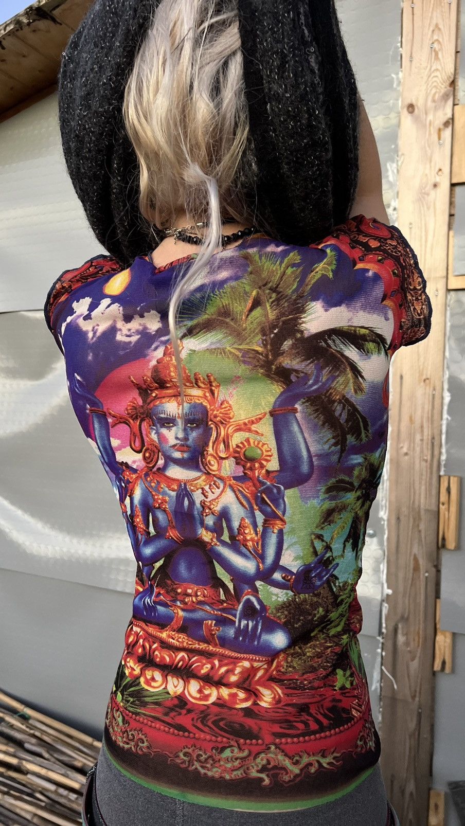 Jean Paul Gaultier Jean Paul gaultier mesh indu Indian god sleeve Size S / US 4 / IT 40 - 8 Thumbnail