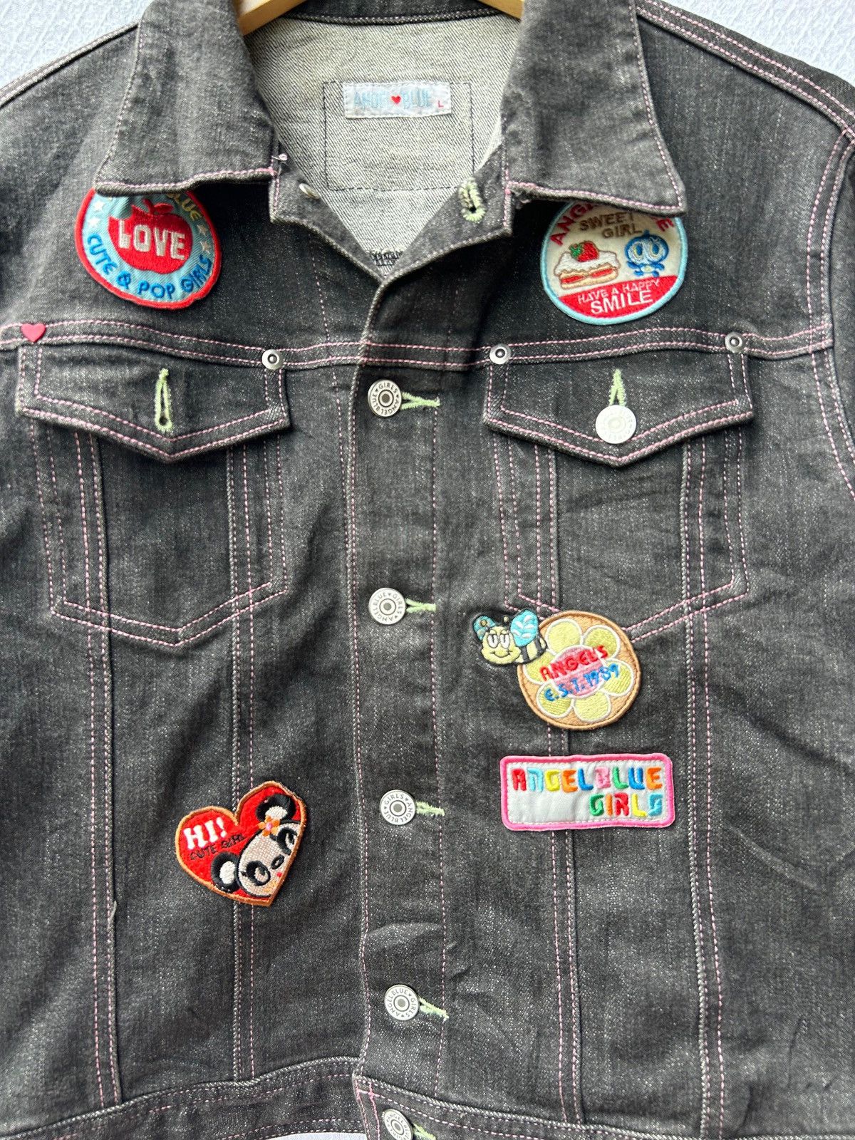 Japanese Brand Angel blue japanese denim jacket style Size US M / EU 48-50 / 2 - 4 Thumbnail