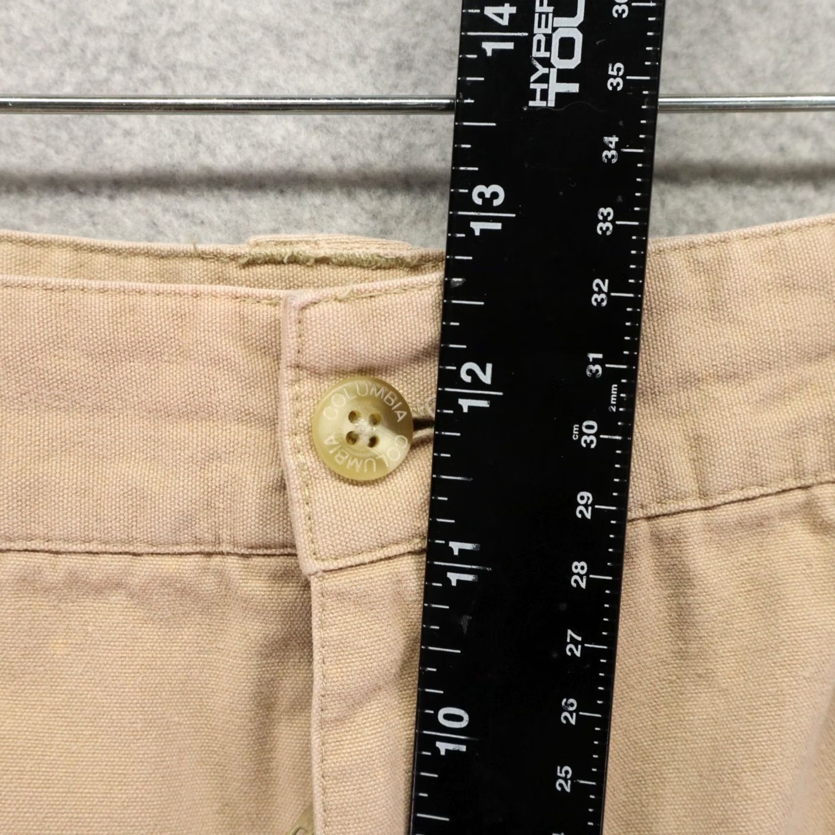 Vintage Columbia Shorts Mens 36 Cargo Pocket Safari Outdoor Hiking Camp Cotton Tan Khaki Size US 36 / EU 52 - 7 Thumbnail