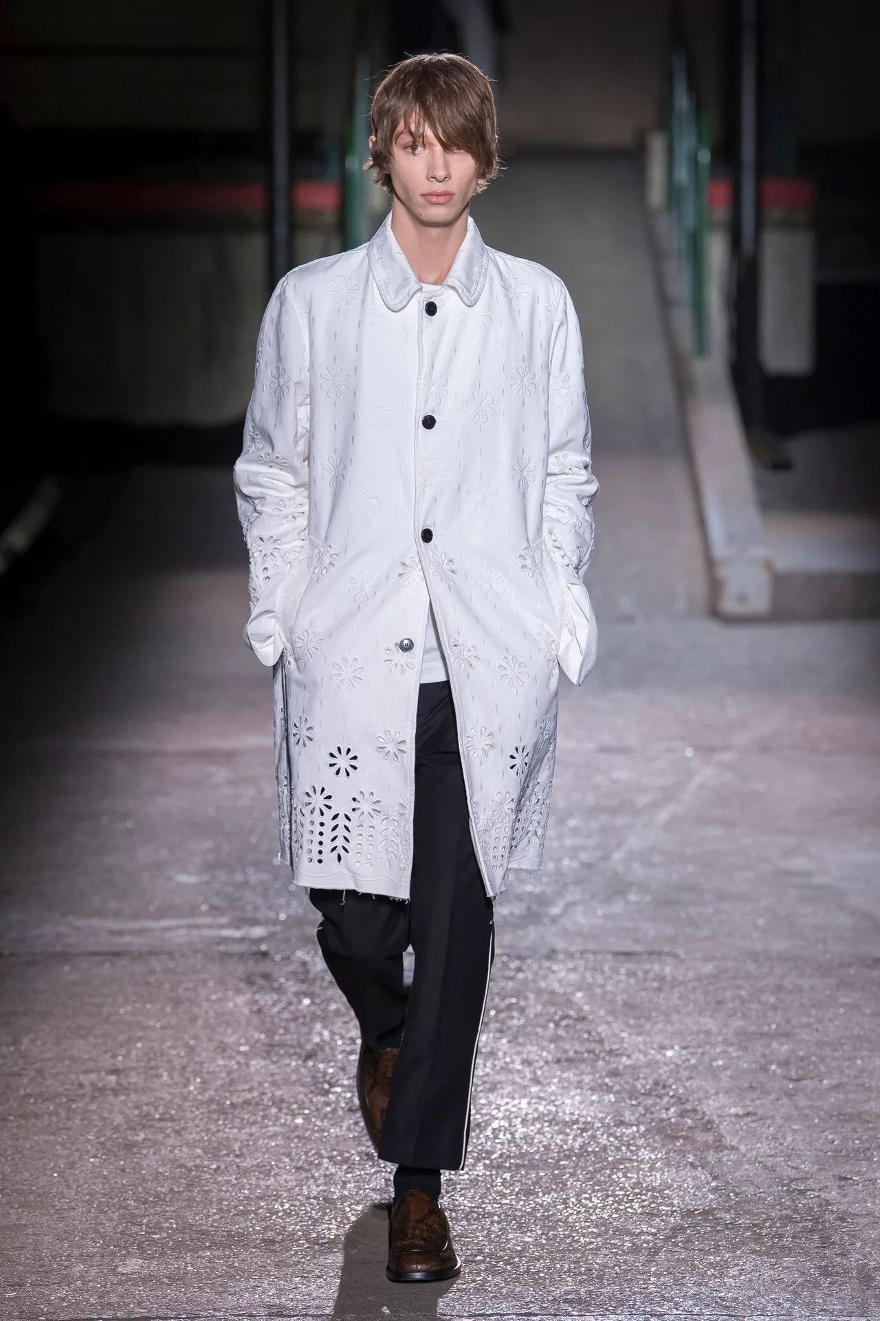 Dries Van Noten Dries Van Noten 18AW Floral Cutout Coat Size US M / EU 48-50 / 2 - 1 Thumbnail