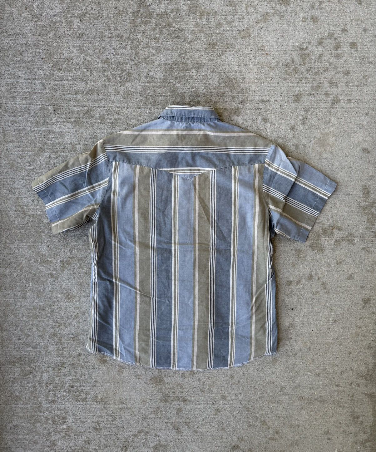 Wrangler 90s Wrangler Pearl Snap Short Sleeve Striped Button Up Size US XL / EU 56 / 4 - 6 Thumbnail