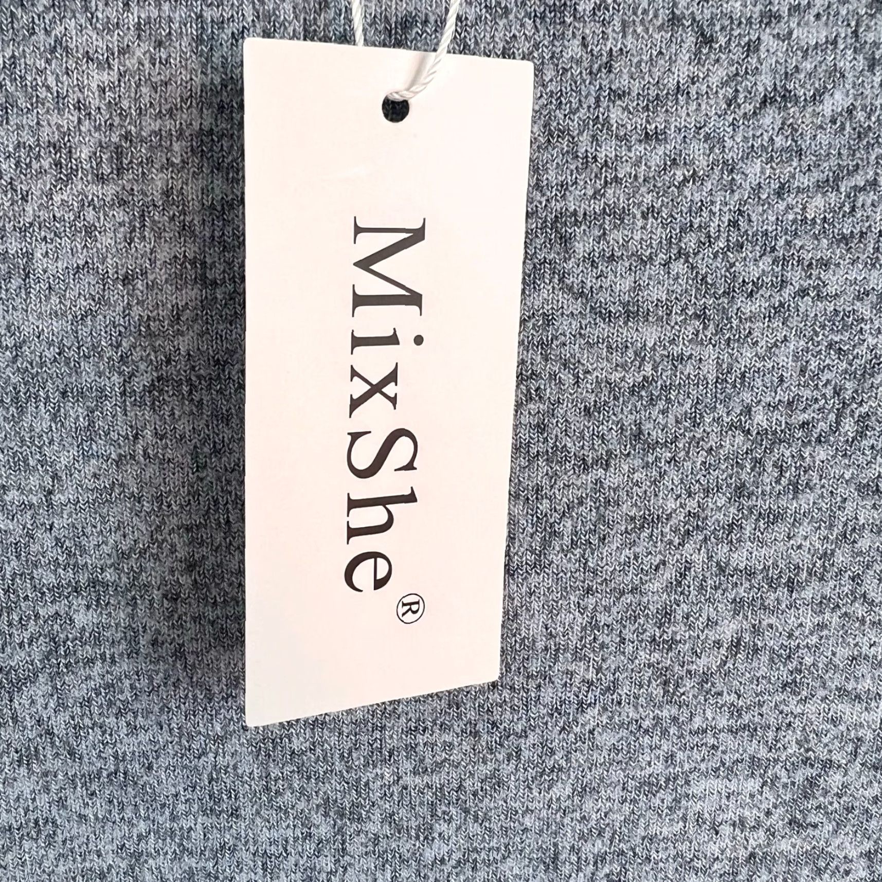 Vintage Mix She Long Sleeve Sweatshirt Womens Size Small Gray Striped Knit Cotton Blend Polyester Spandex Sweatshirt Women XS-XL Size S / US 4 / IT 40 - 5 Thumbnail