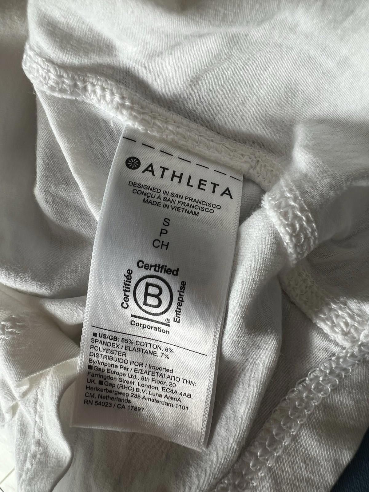 Designer Athleta Outbound Twist Tee Shirt Top Cotton Blend Size S Size S / US 4 / IT 40 - 6 Thumbnail