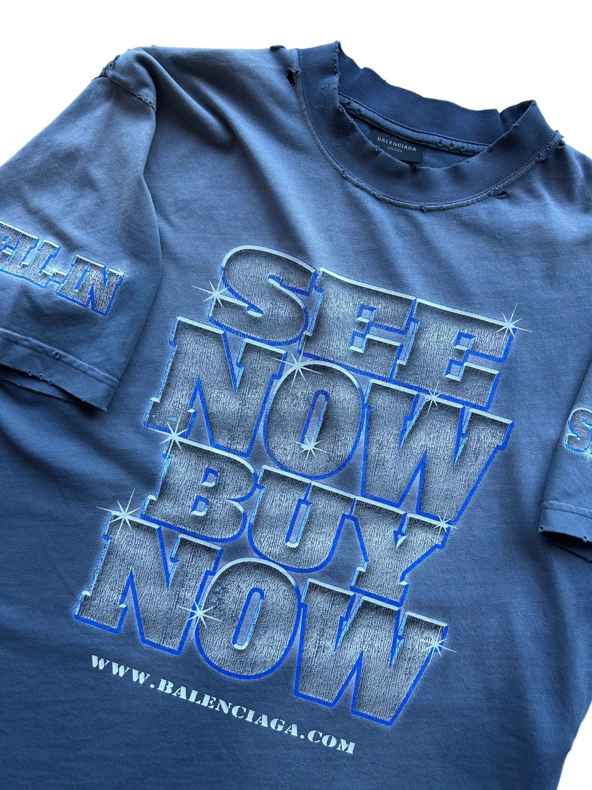 Balenciaga Balenciaga See Now Buy Now Inside Out Slim Fit Tee Size US M / EU 48-50 / 2 - 2 Thumbnail