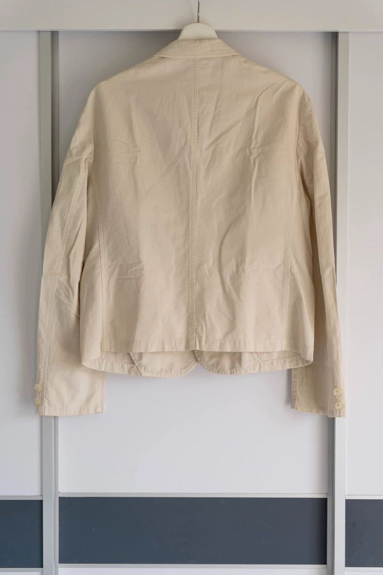 Yohji Yamamoto Yohji Yamamoto Beige Short Jacket 05ss-2508 Size US M / EU 48-50 / 2 - 2 Thumbnail