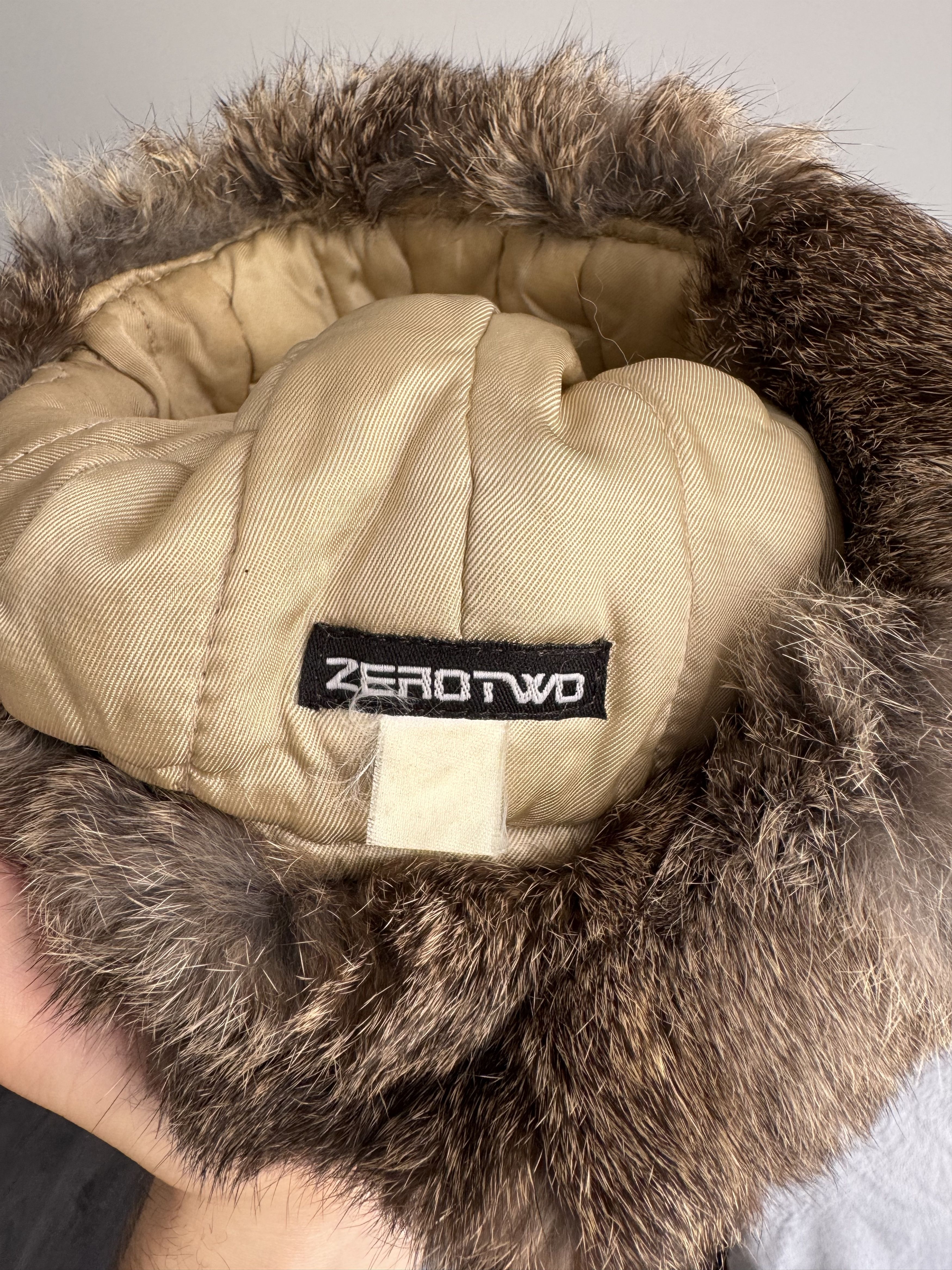 Other Vintage Nylon Ushanka Real Fur Hat Mohair Fuzzy Trapper Punk Size ONE SIZE - 8 Thumbnail