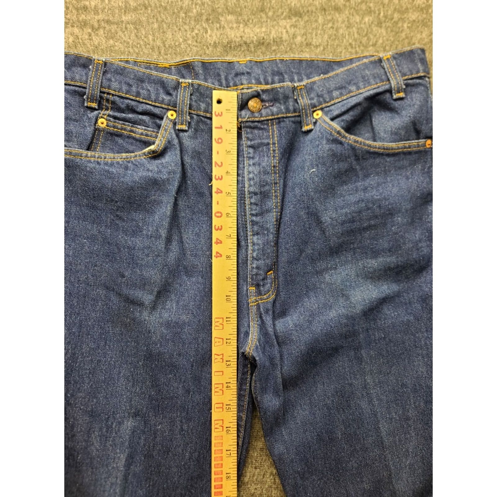 Levi's VINTAGE Levi's 517 Jeans Mens 38x30 Orange Tab Classic Bootcut USA Deadstock 80s Size US 38 / EU 54 - 5 Thumbnail