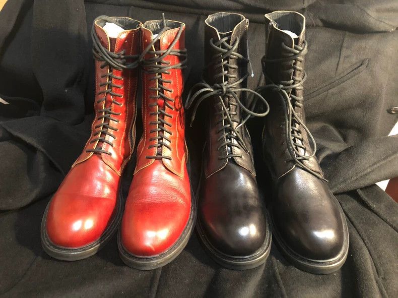 Ann Demeulemeester Ann Demeulemeester Red Mid-Calf Boots - dmc Size US 7 / EU 40 - 1 Thumbnail