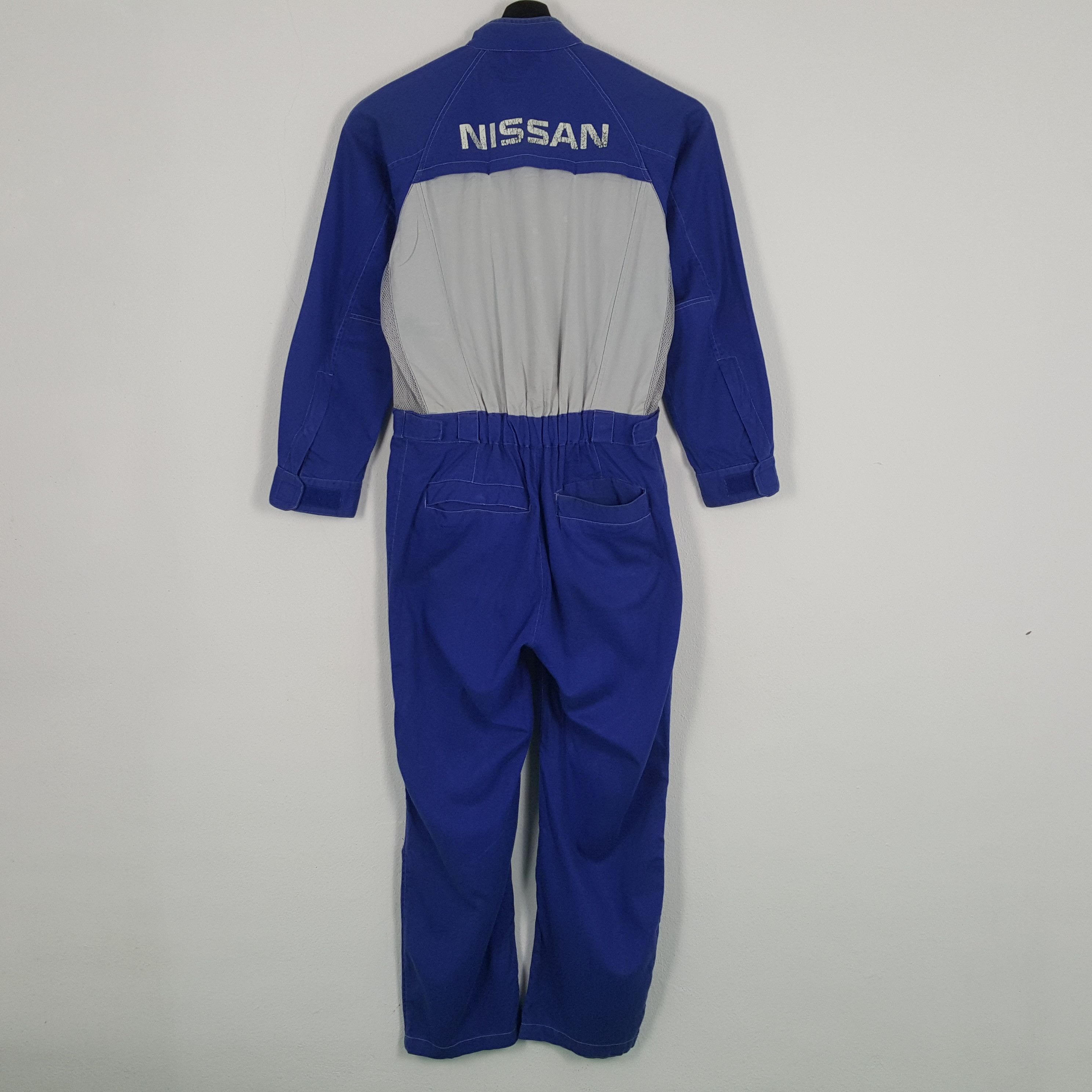 Vintage NISSAN Japanese Motorsports Racing Style Coverall Jacket Size US S / EU 44-46 / 1 - 1 Thumbnail