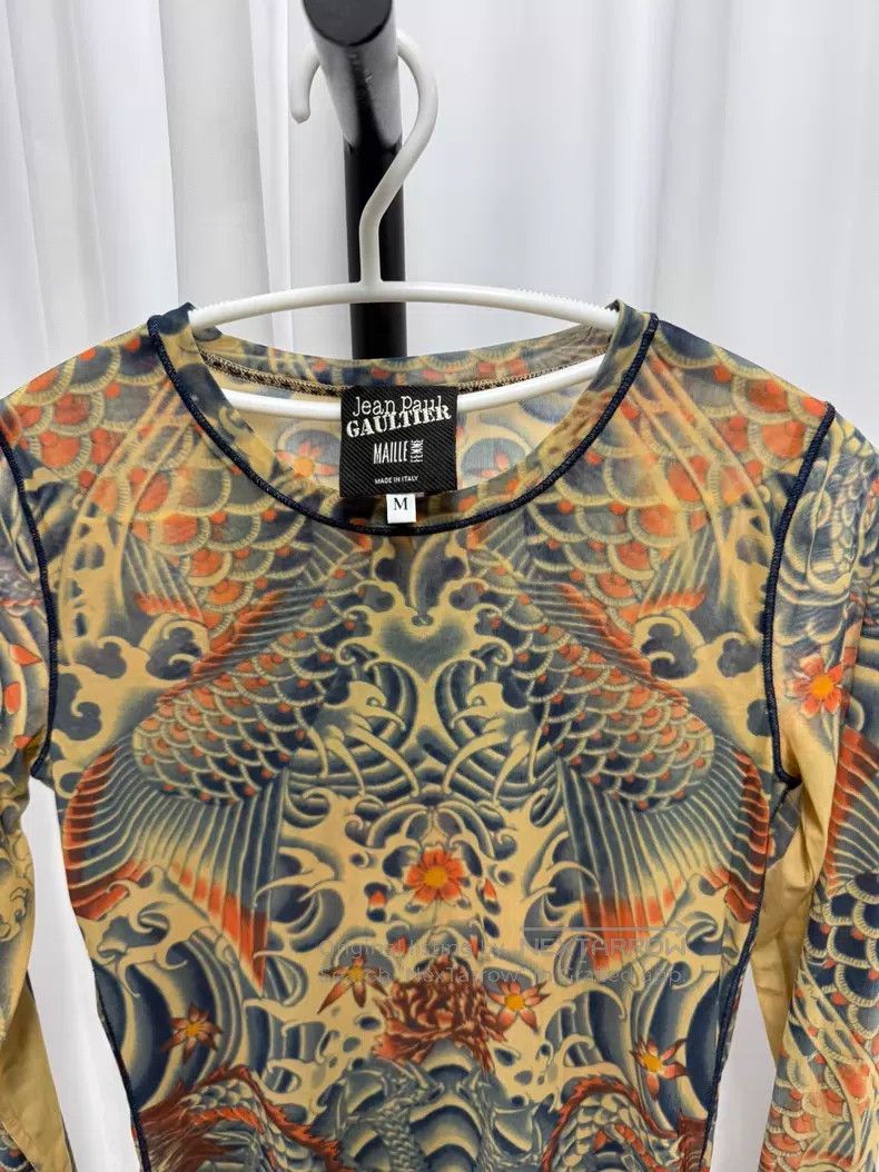 Jean Paul Gaultier Jean Paul Gaultier Traditional Chinese tattoo dress Size M / US 6-8 / IT 42-44 - 4 Thumbnail