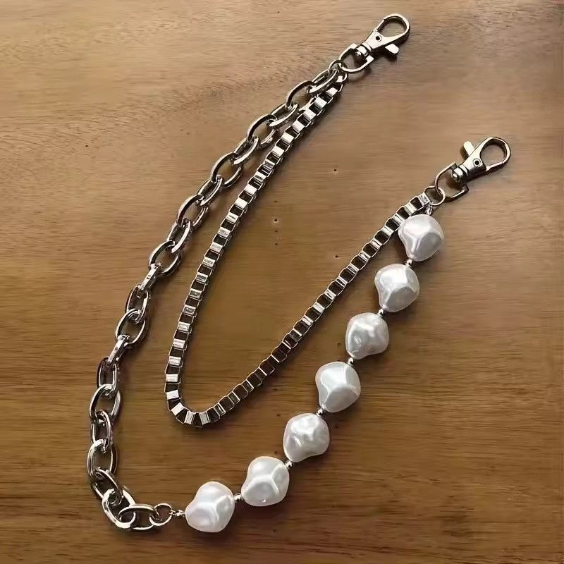 Other Irregular Imitation Pearl Double Layer Waist Chain Size ONE SIZE - 3 Thumbnail