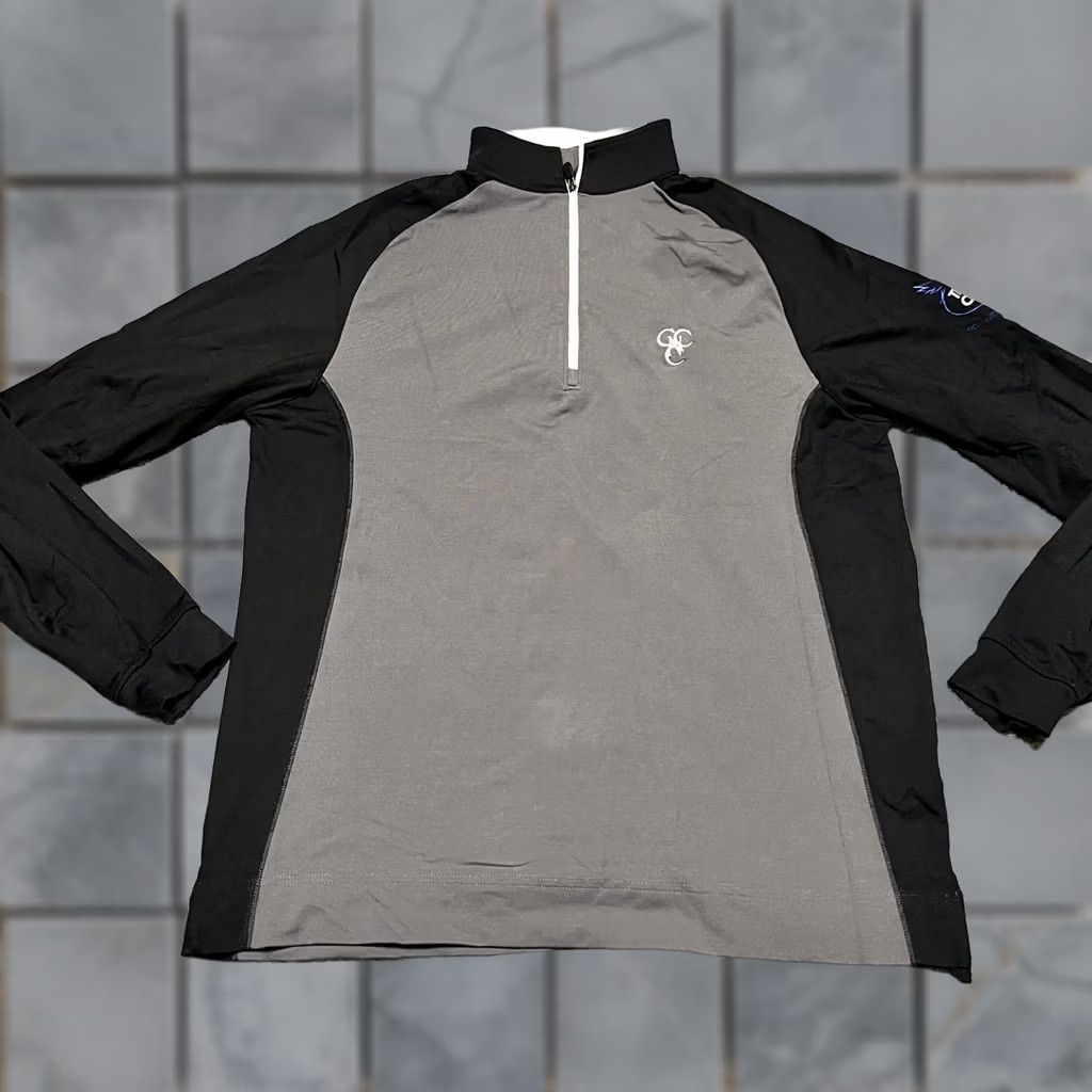 Footjoy Footjoy Shirt Mens Medium Quarter Zip Long Sleeve Golf Performance Gray Size US M / EU 48-50 / 2 - 1 Thumbnail