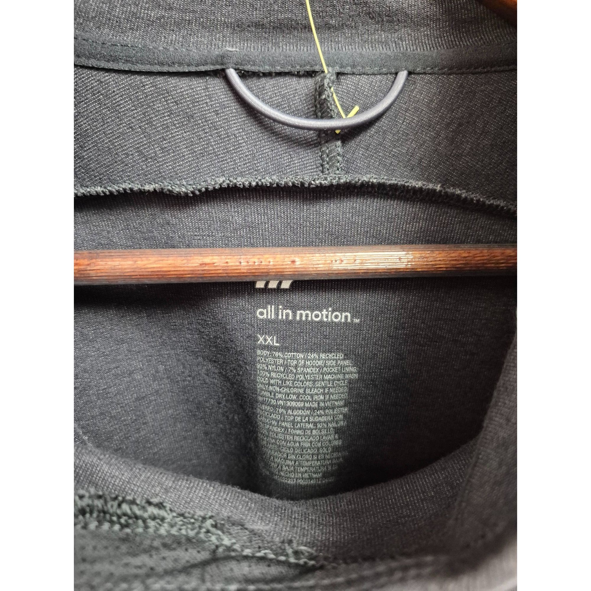 Other Men's Gym Fleece Hooded Sweatshirt - All in Motion™ Size US XXL / EU 58 / 5 - 3 Thumbnail