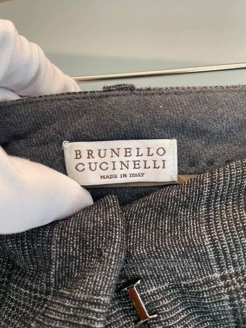 Brunello Cucinelli Brunello Cucinelli Khaki linen sequin sweater Size 25" / US 0 / IT 36 - 3 Thumbnail