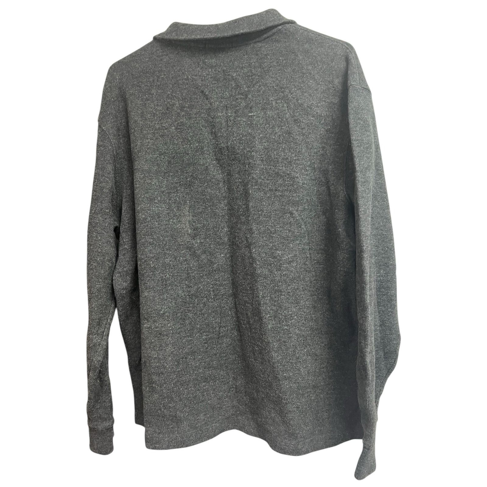 Polo Ralph Lauren Polo Ralph Lauren 1/4 Zip Sweater Pullover Charcoal Gray Size US L / EU 52-54 / 3 - 9 Thumbnail