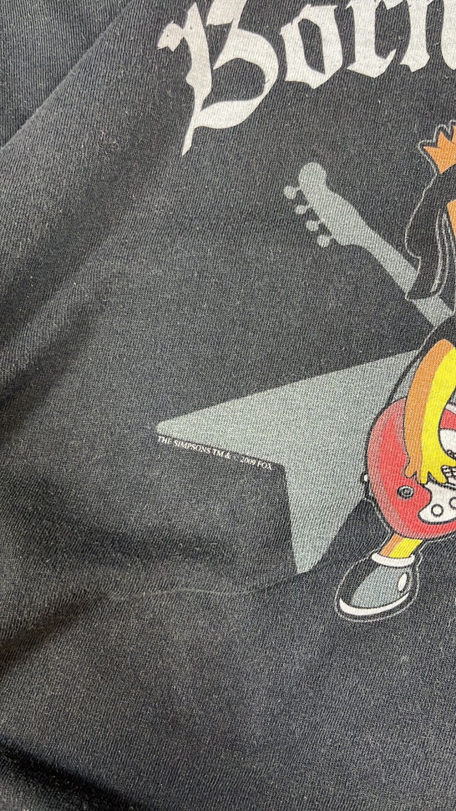 Fruit Of The Loom × Vintage Vintage 2009 Fruit of the Loom Bart Simpson Born to Rock tee Size US XL / EU 56 / 4 - 4 Thumbnail
