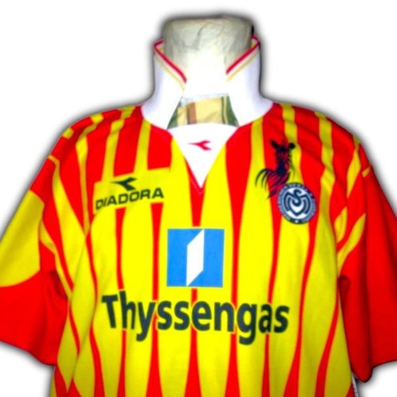 Diadora Msv Duisburg 1998 1999 Away Shirt Jersey trikot Maglia Size US XL / EU 56 / 4 - 1 Thumbnail
