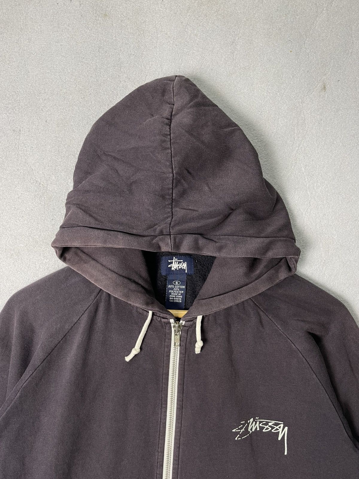 Stussy Vintage Stussy Zip Hoodie Streetwear Size US S / EU 44-46 / 1 - 2 Thumbnail