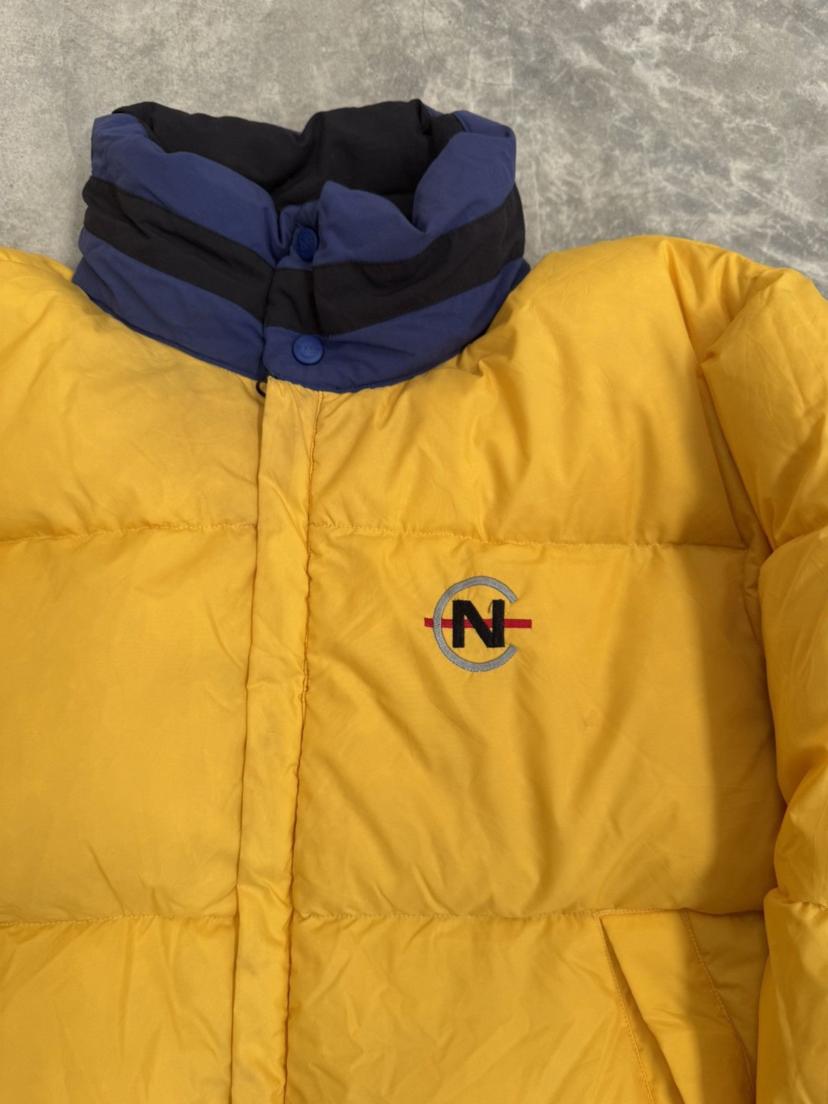 Nautica × Vintage Vintage Nautica Reversible Puffer Jacket Black and Yellow Size US S / EU 44-46 / 1 - 10 Thumbnail