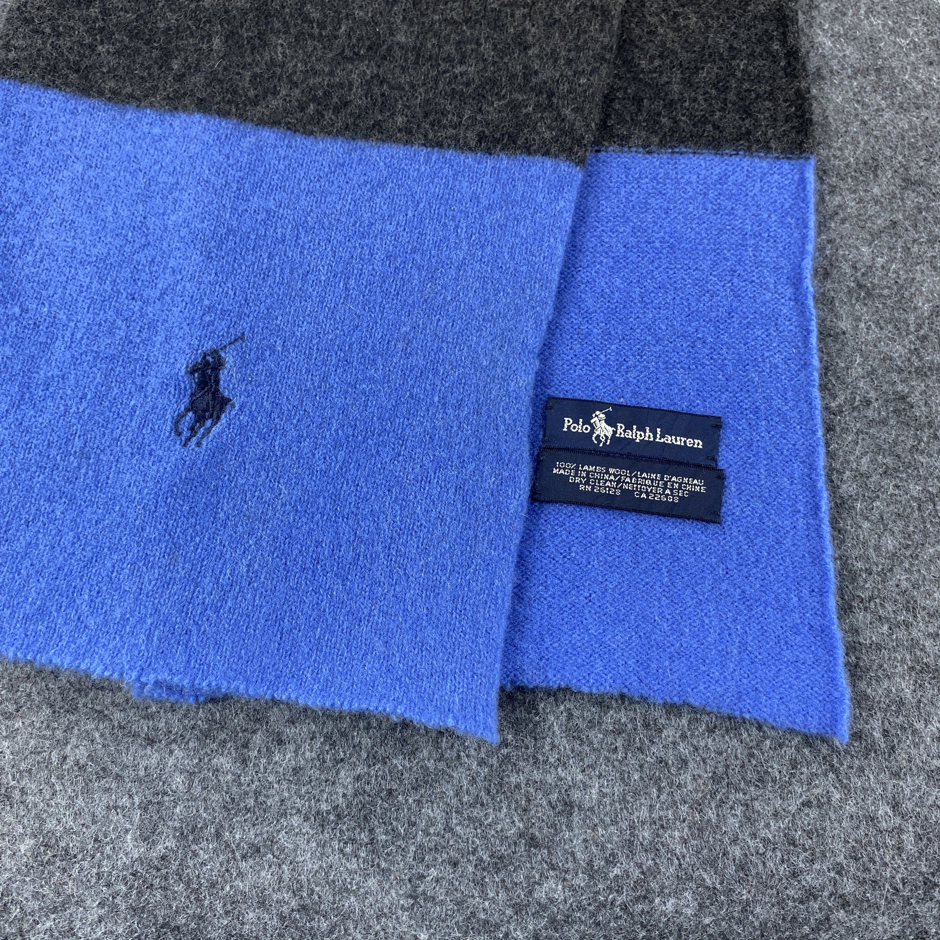 Polo Ralph Lauren × Vintage GF10501 Polo Ralph Lauren Scarf Neck Wear Muffler Nova Check Size ONE SIZE - 3 Thumbnail