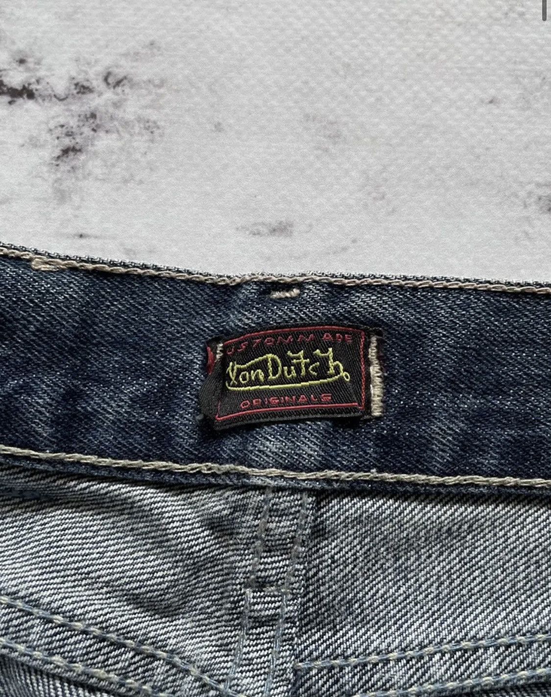 Vintage × Von Dutch Von Dutch Logo Jeans Size US 30 / EU 46 - 14 Thumbnail