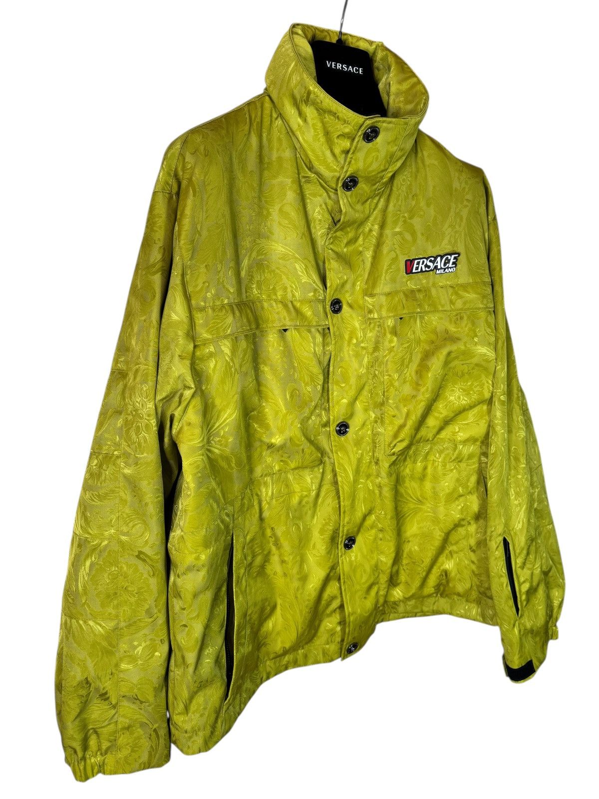 Versace Versace Milano Yellow Baroque Jacket – Size 48 (M) Size US M / EU 48-50 / 2 - 12 Thumbnail