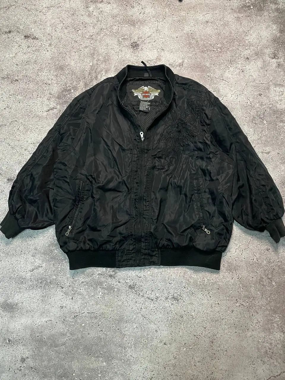 Harley Davidson Harley Davidson Vintage Big Back Embroidered Logo Size US XL / EU 56 / 4 - 1 Thumbnail