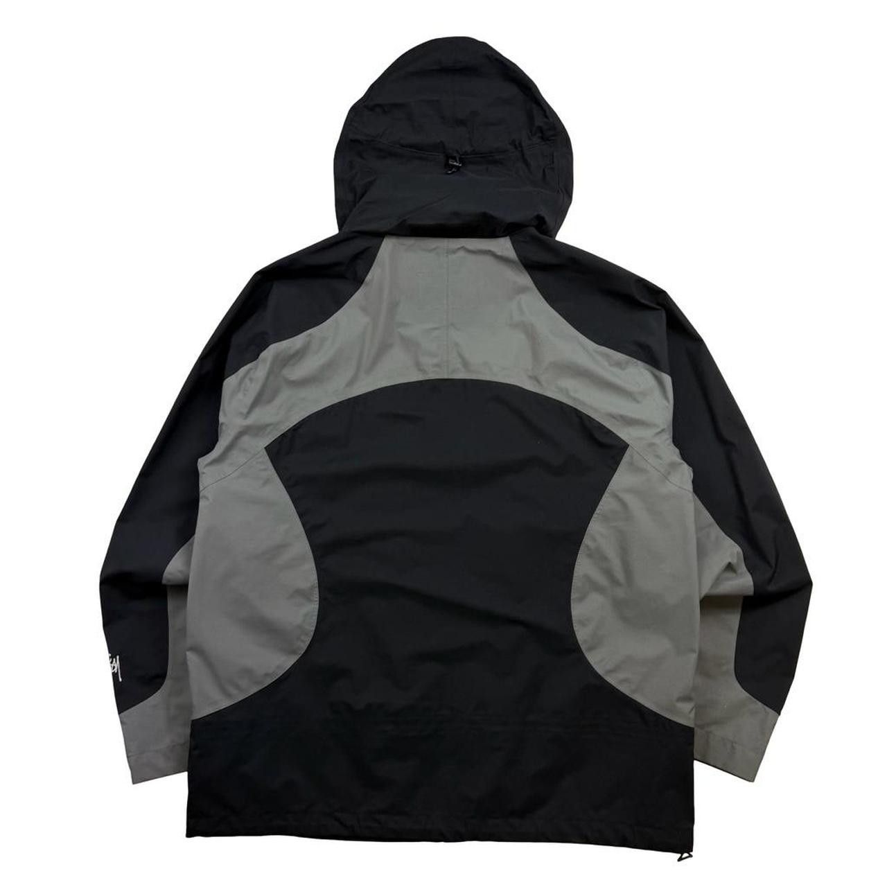 Stussy Stussy Taped Seam Shell Rain Jacket Black + Grey - Medium Size US M / EU 48-50 / 2 - 2 Thumbnail