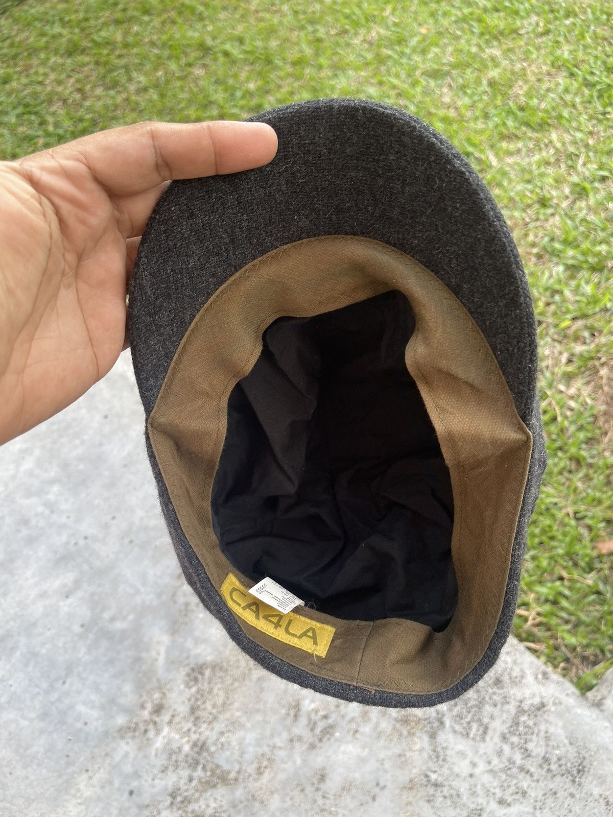 CA4LA × Japanese Brand × Vintage CA4LA Newsboy Cap Wool 60’s French Gangster 57cm Size ONE SIZE - 5 Thumbnail