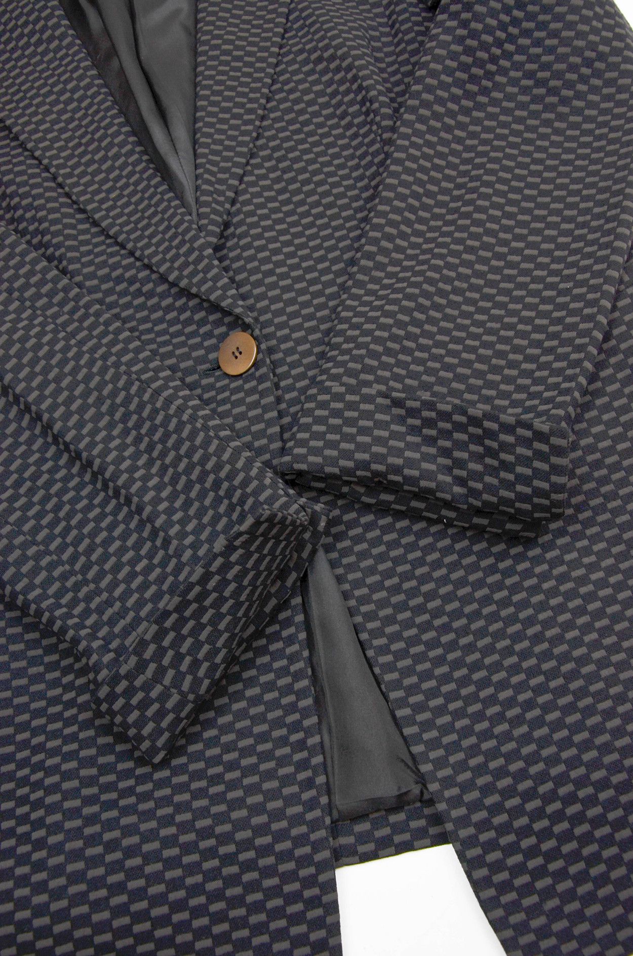 Giorgio Armani Giorgio Armani Vintage Printed Viscose Tailored Blazer M-L Size L / US 10 / IT 46 - 3 Thumbnail