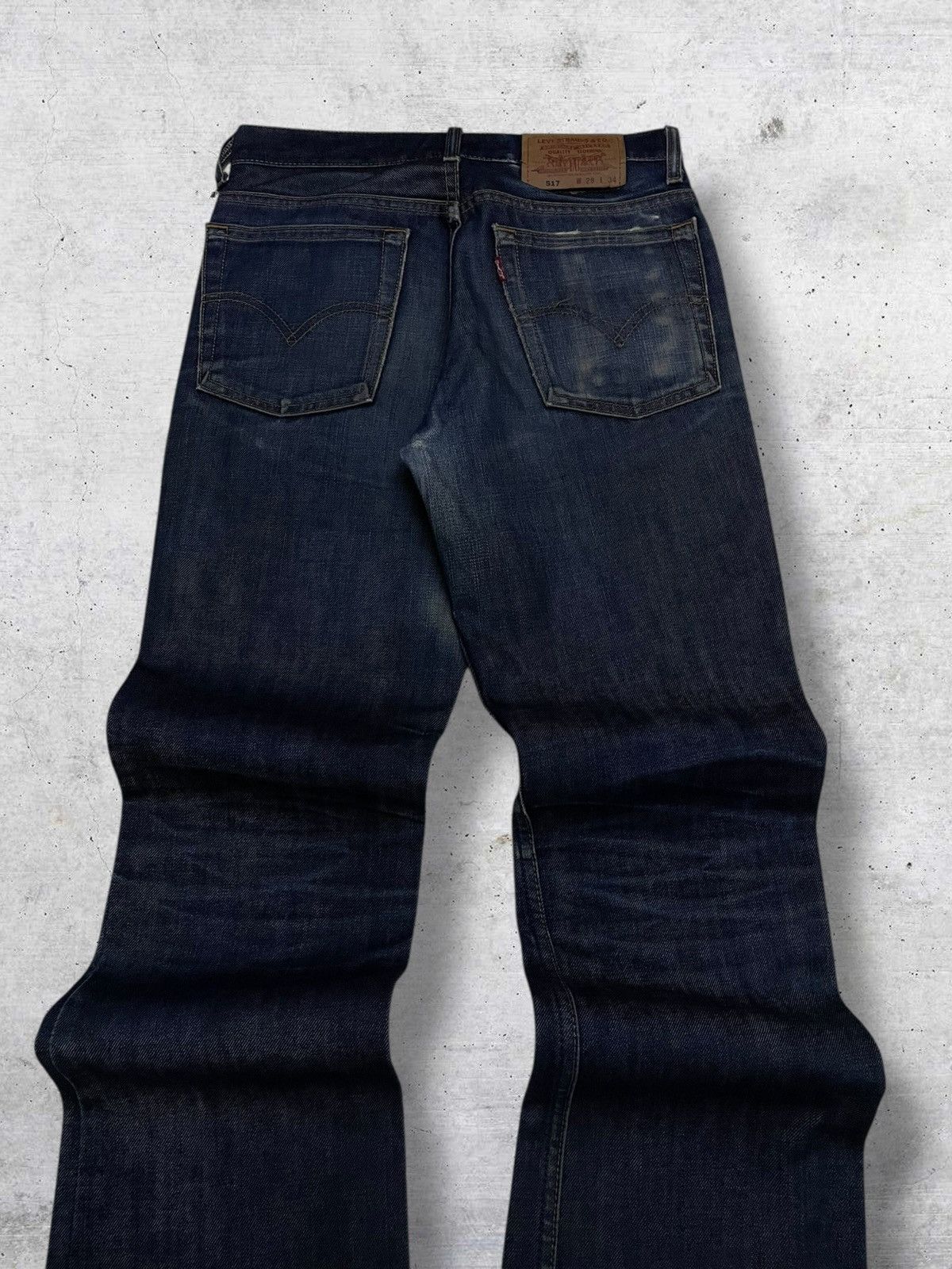 Levi's Vintage Clothing VINTAGE 517 LEVIS 90S DESIGNER USA FLARED DISTRESSED DENIM Size US 28 / EU 44 - 11 Thumbnail