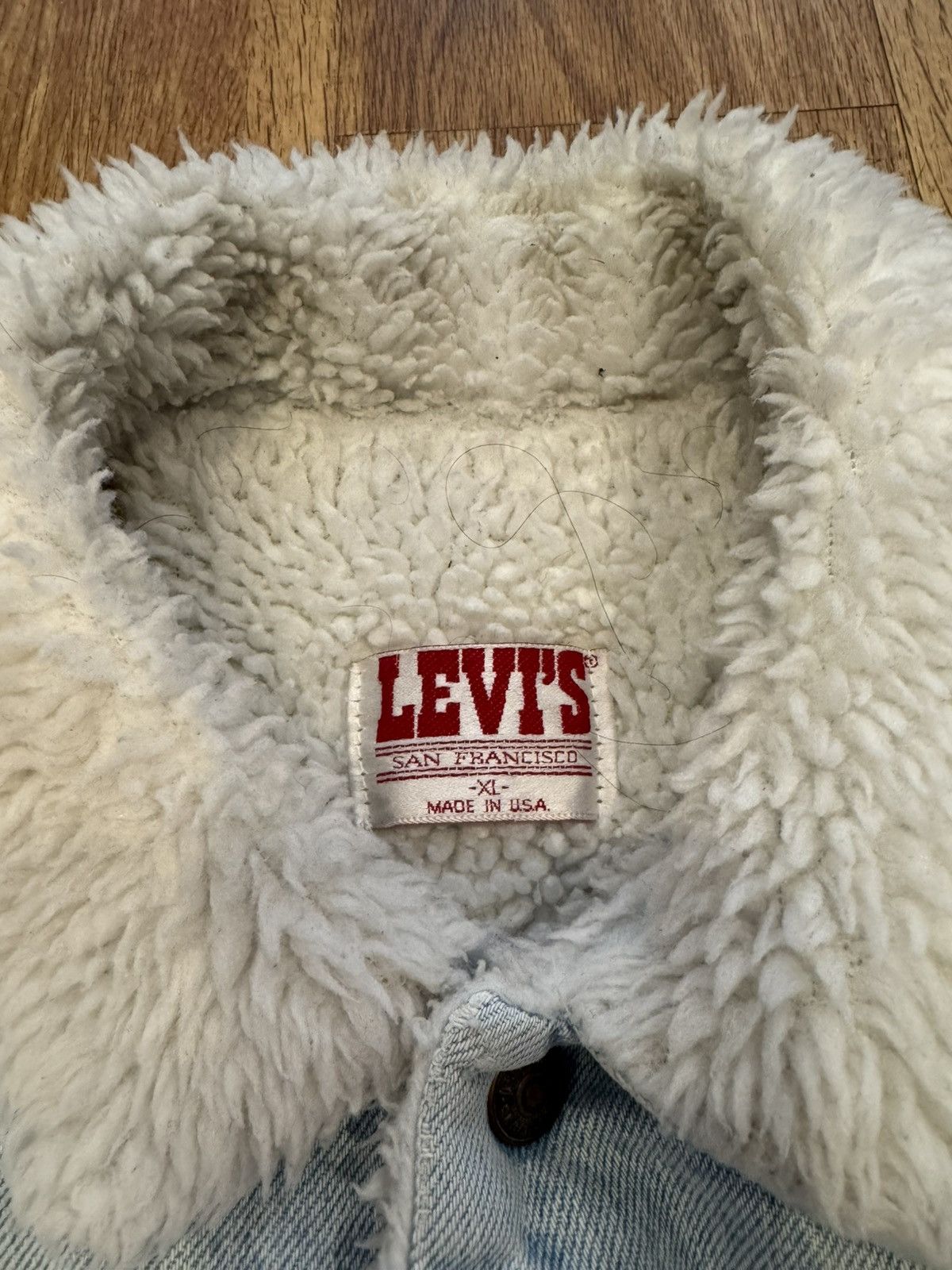 Levi's × Vintage Levis San Francisco Sherpa 80s Size US XL / EU 56 / 4 - 3 Thumbnail