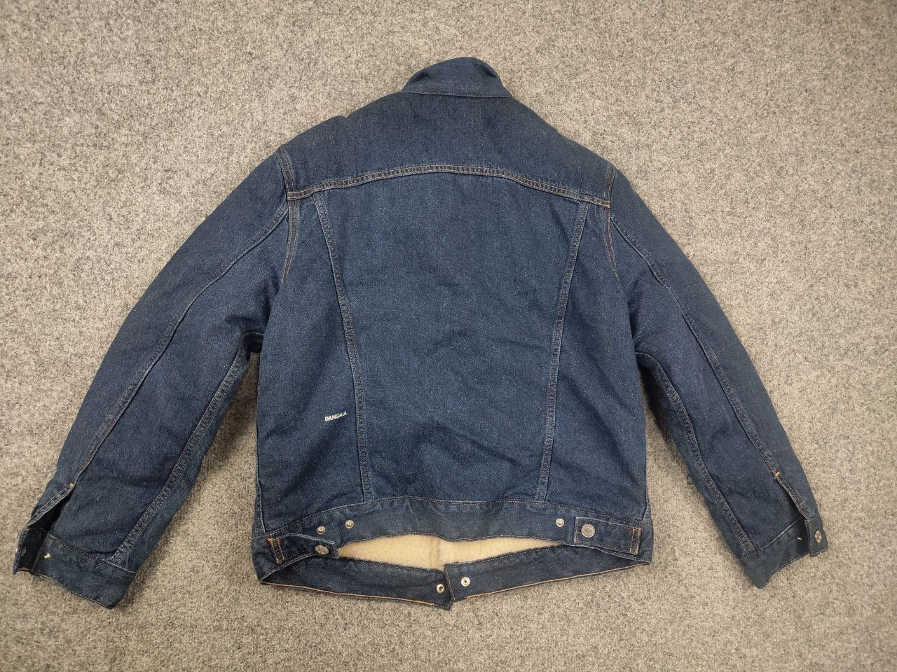 Pangaia Pangaia Design Unisex Hemp Blue Denim Sherpa Lined Jacket Size US S / EU 44-46 / 1 - 11 Thumbnail