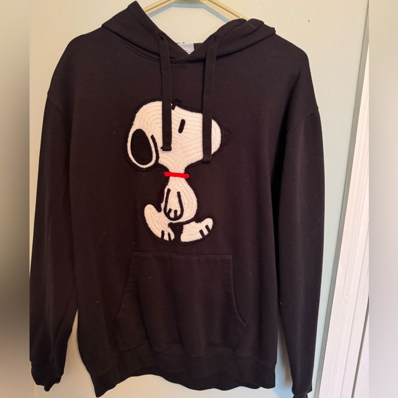 Peanuts Peanuts Black Hoodie with Snoopy Design SZ XL Size XL / US 12-14 / IT 48-50 - 1 Thumbnail