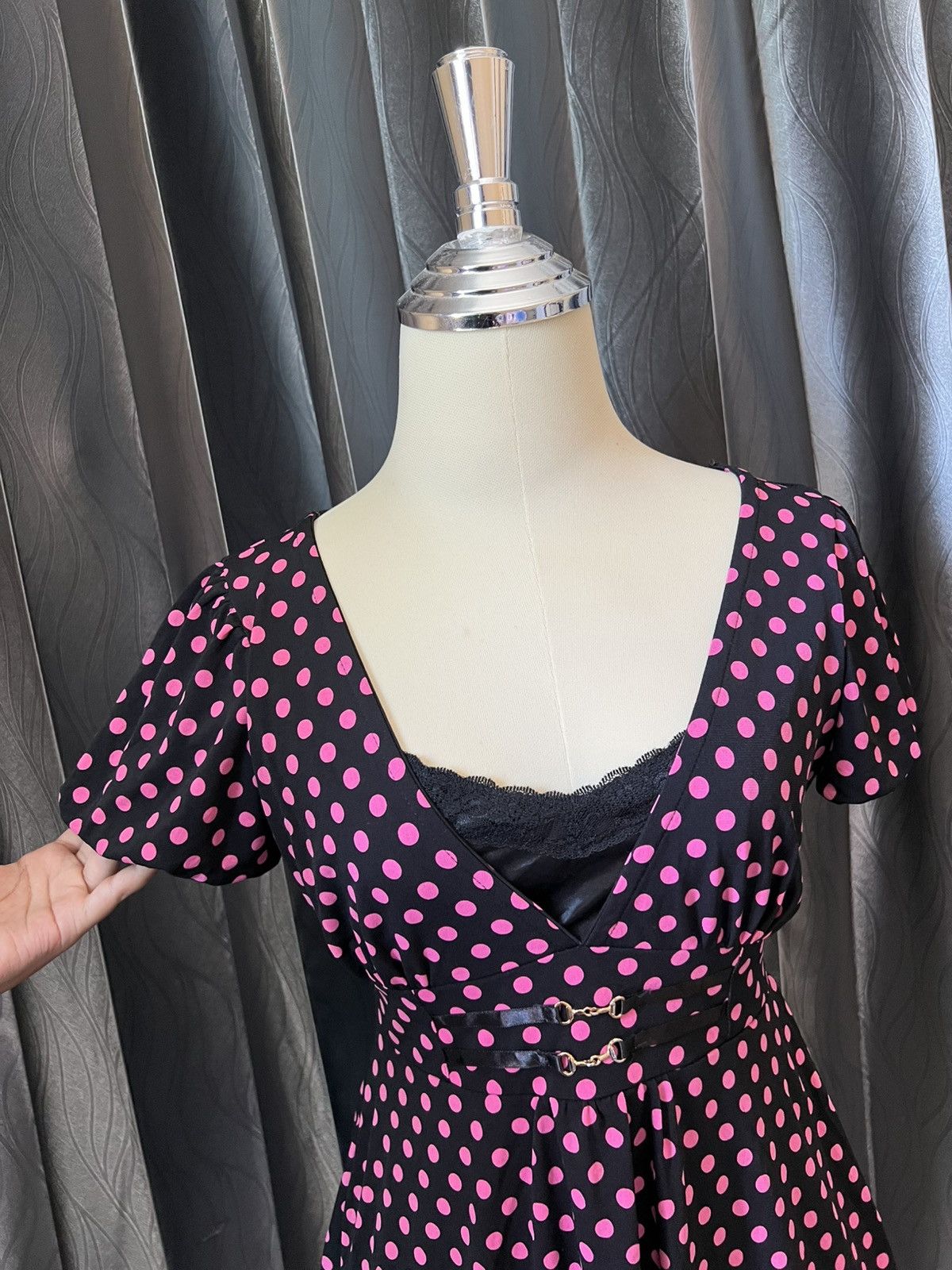 Other CECIL MC BEE POLKADOT MINI DRESS Size S / US 4 / IT 40 - 4 Thumbnail