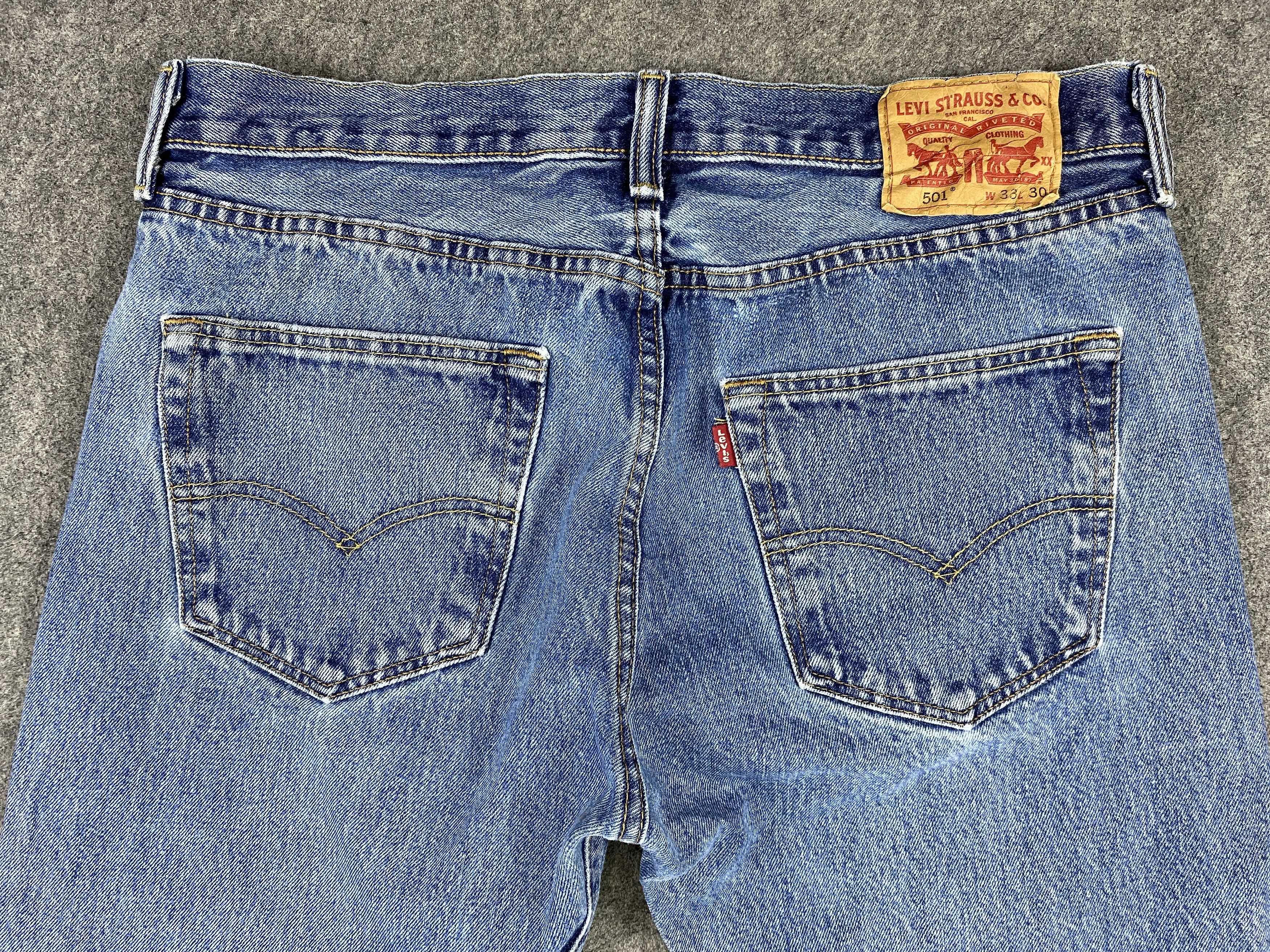 Levi's Blue Vintage Levi's 501 Jeans 34x29.5 Denim JN1536 Size US 34 / EU 50 - 4 Thumbnail