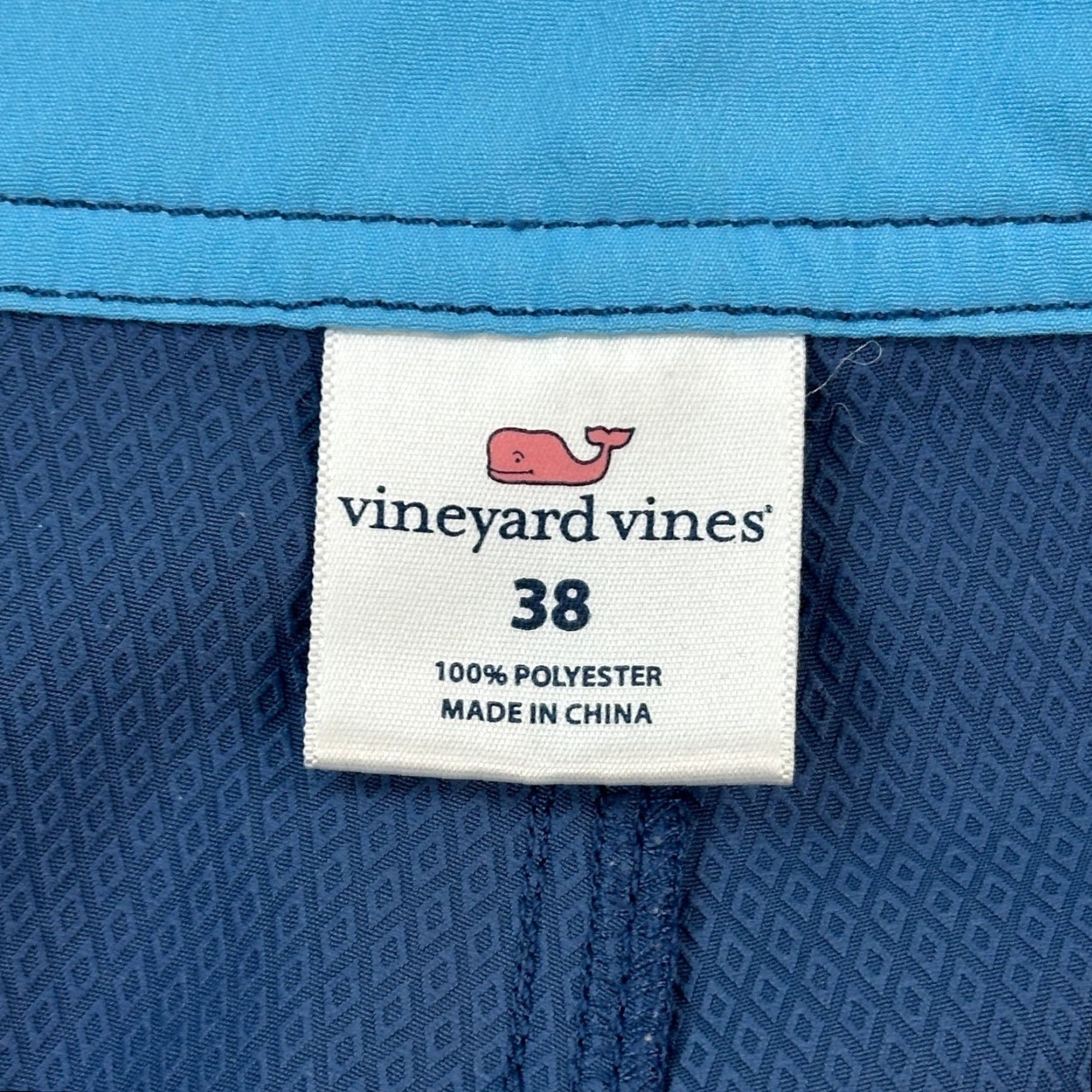 Vineyard Vines Vineyard Vines Swim Shorts Mens 38 Blue 9" Boardshorts Drawstring Beach Size US 38 / EU 54 - 6 Thumbnail