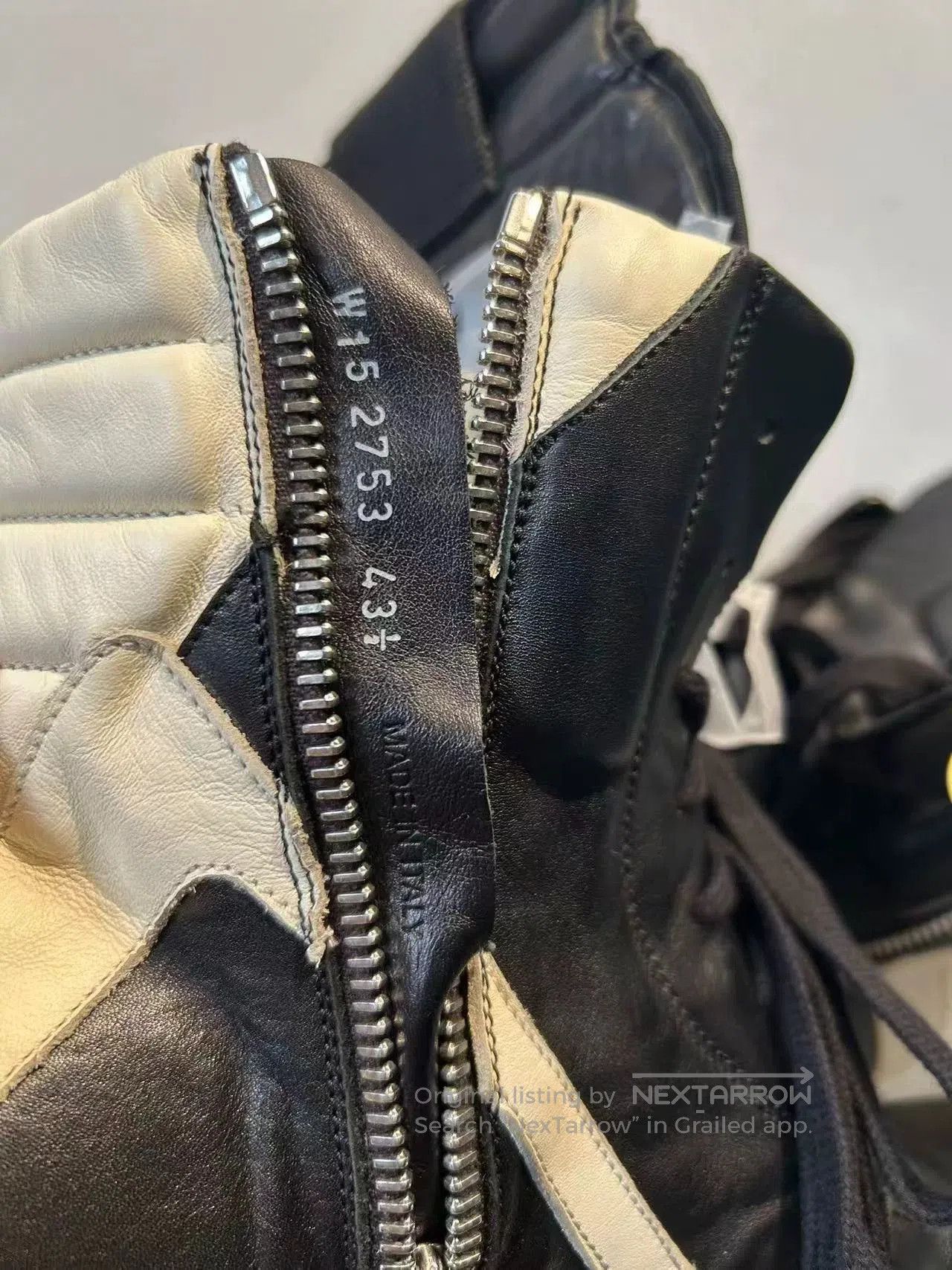 Rick Owens Rick Owens Leather High-Top Sneakers. Size US 10.5 / EU 43-44 - 6 Thumbnail