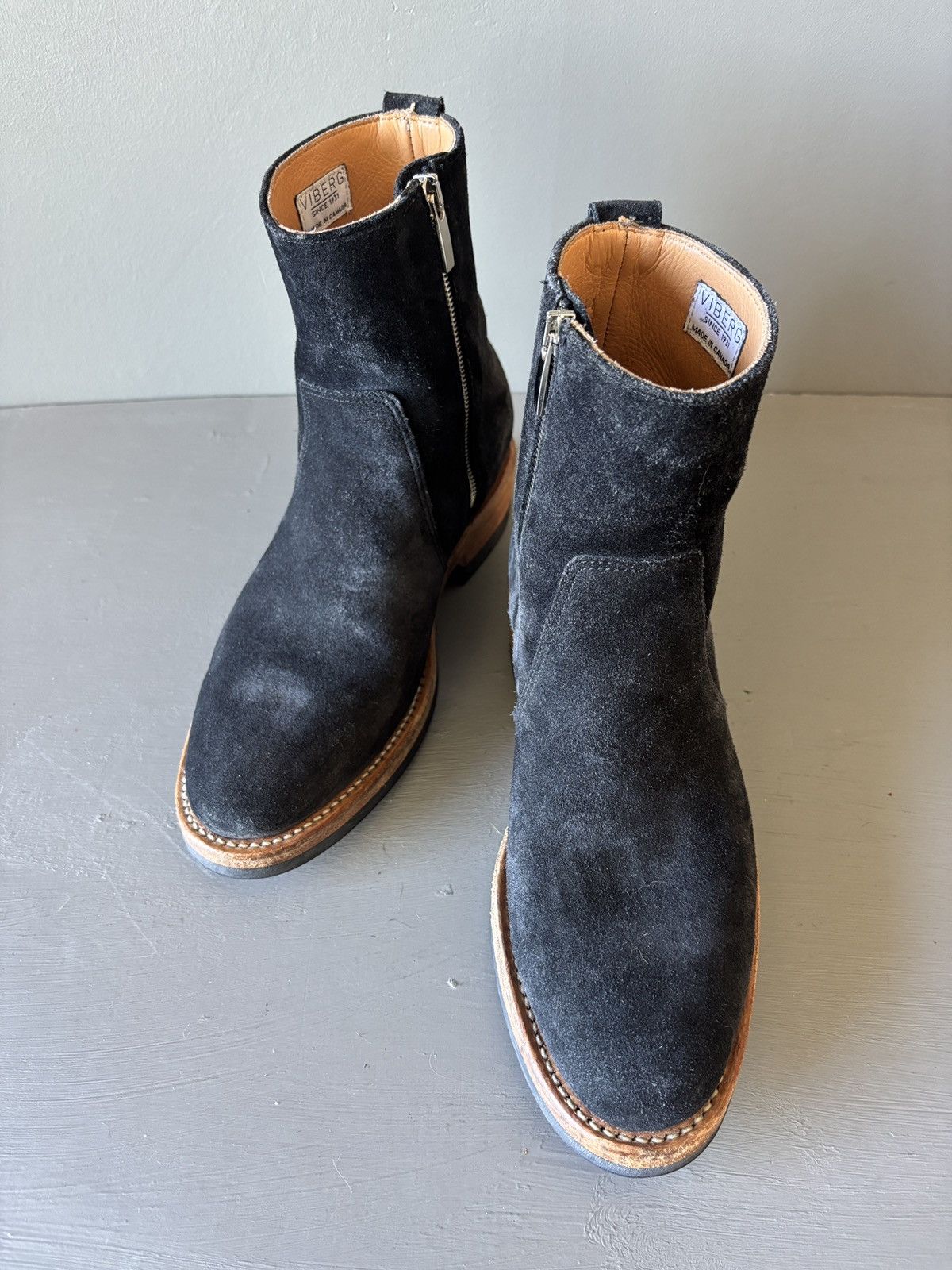 Viberg Viberg Side Zip Boot Mens Black (UK 7/US 8) Size US 8 / EU 41 - 11 Thumbnail