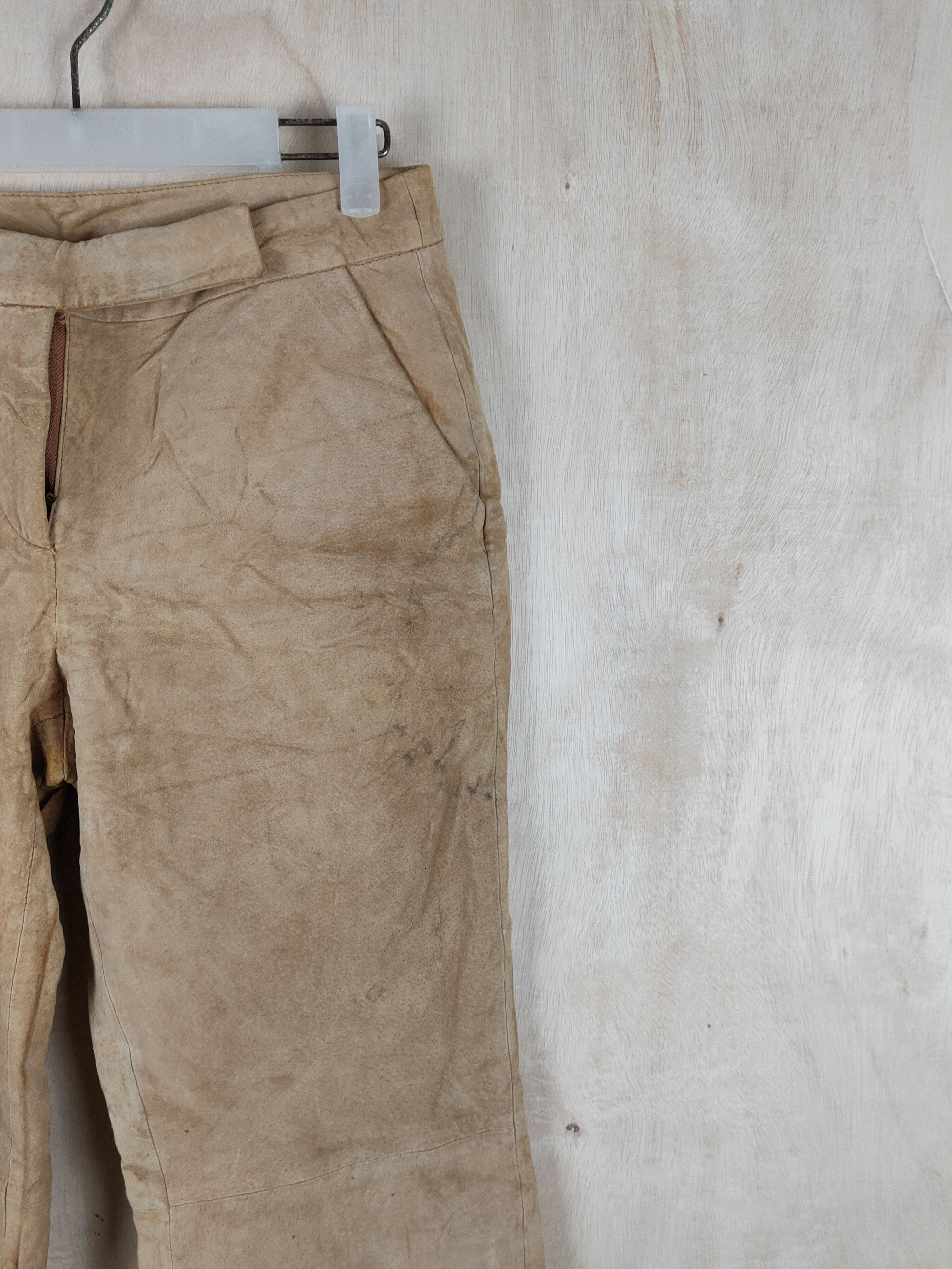 Leather Chadwick's Brown Multipocket Leather Pants #S2540 Size 28" / US 6 / IT 42 - 5 Thumbnail