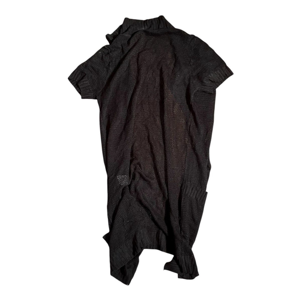Yohji Yamamoto Vintage limi feu open knitted black outer Size S / US 4 / IT 40 - 7 Thumbnail