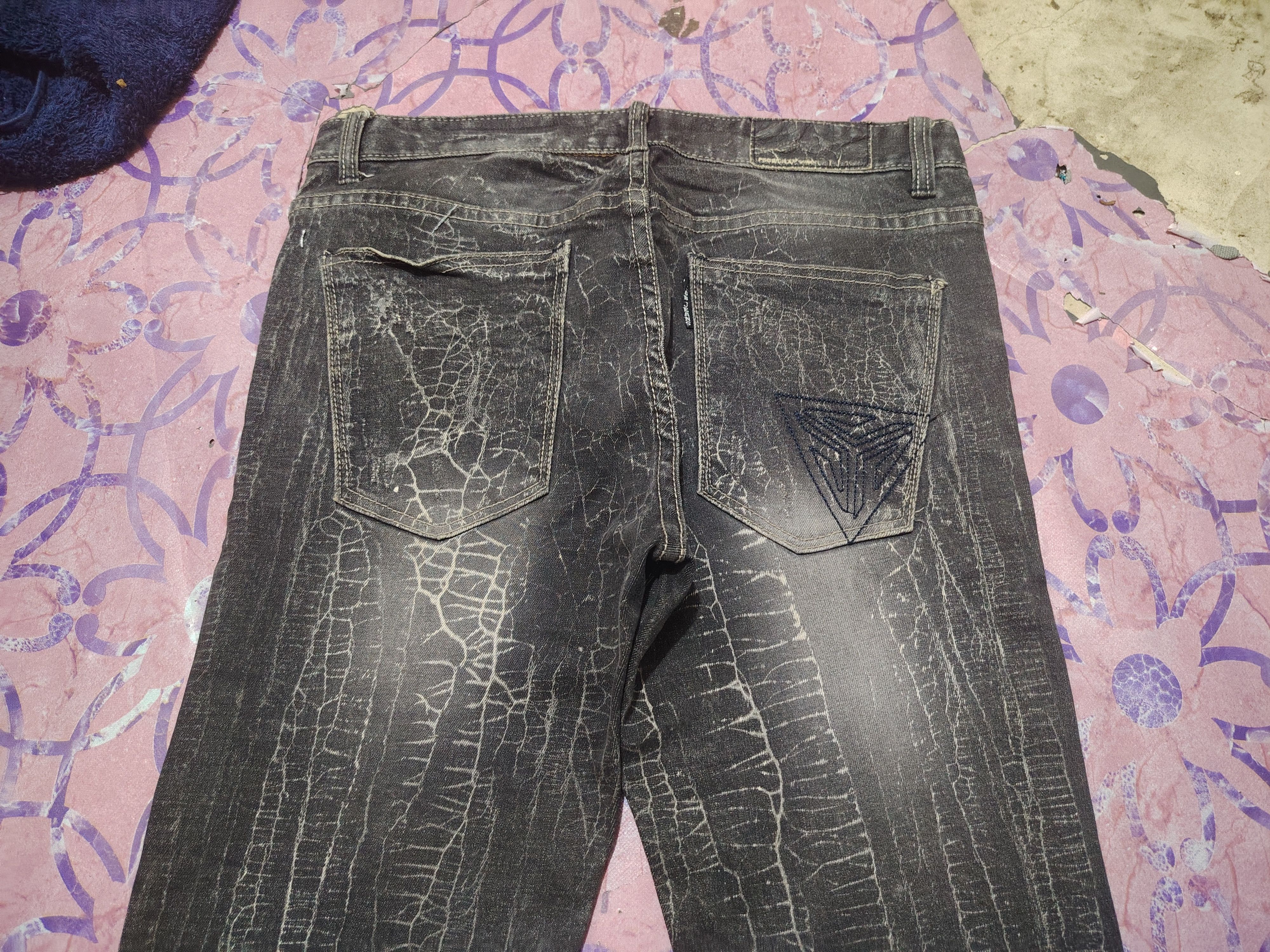 Hysteric Glamour Japanese PSGB Skinny stretch Jeans inspired rick owens style Size US 31 - 17 Thumbnail