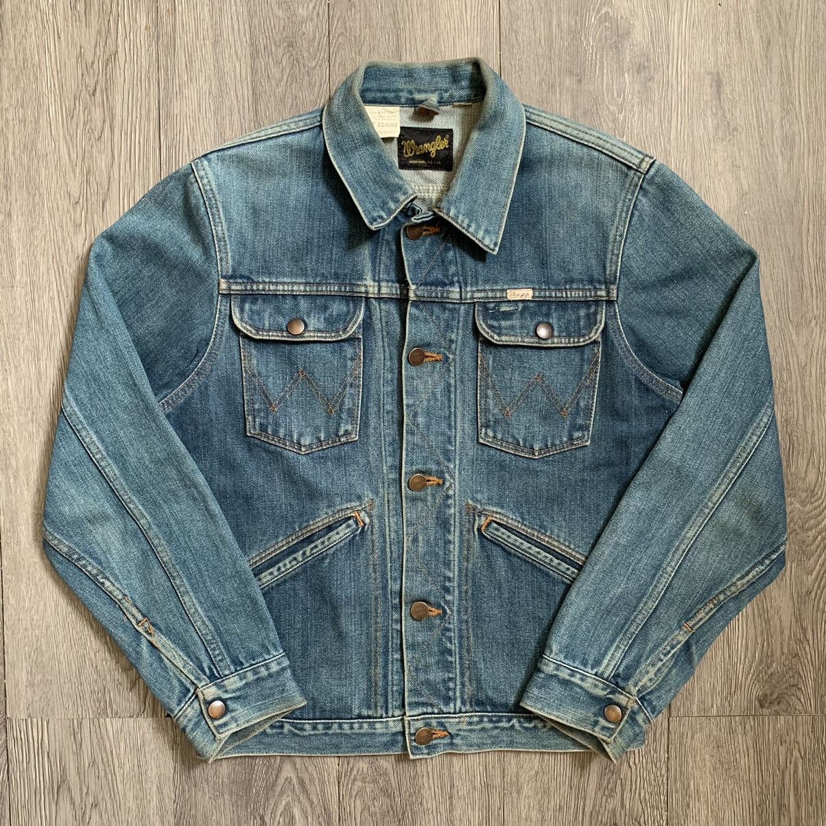 Vintage Vintage 70's Wrangler 124MJ Denim Rodeo Trucker Jacket